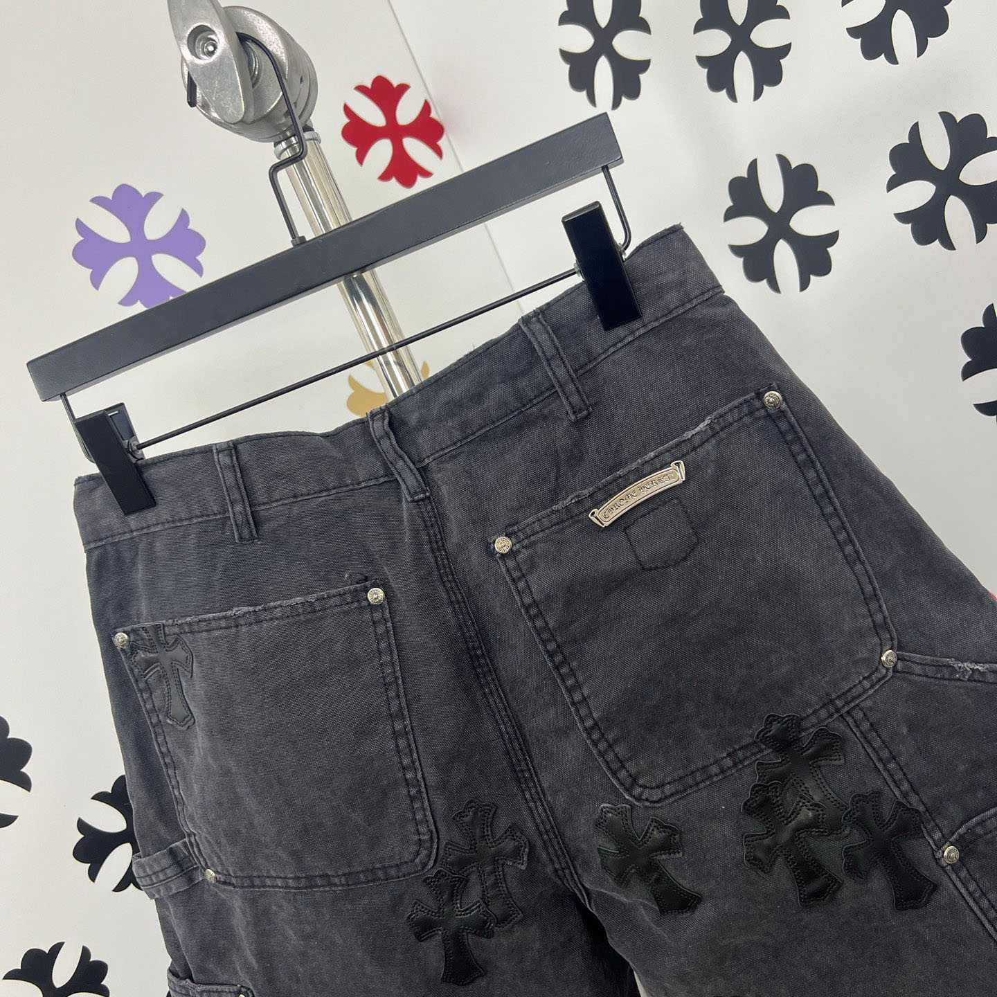 Chrome Hearts Denim Shorts - DopestKickz