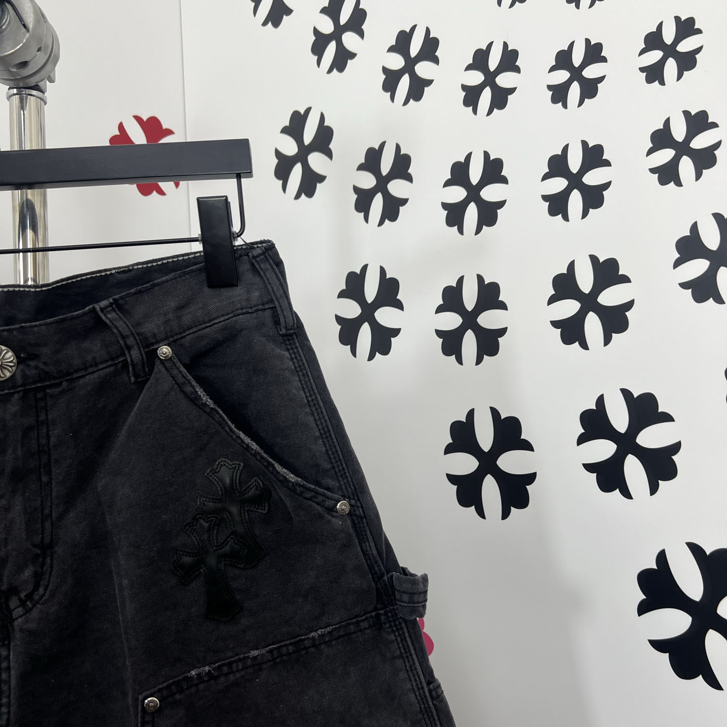 Chrome Hearts Denim Shorts - DopestKickz