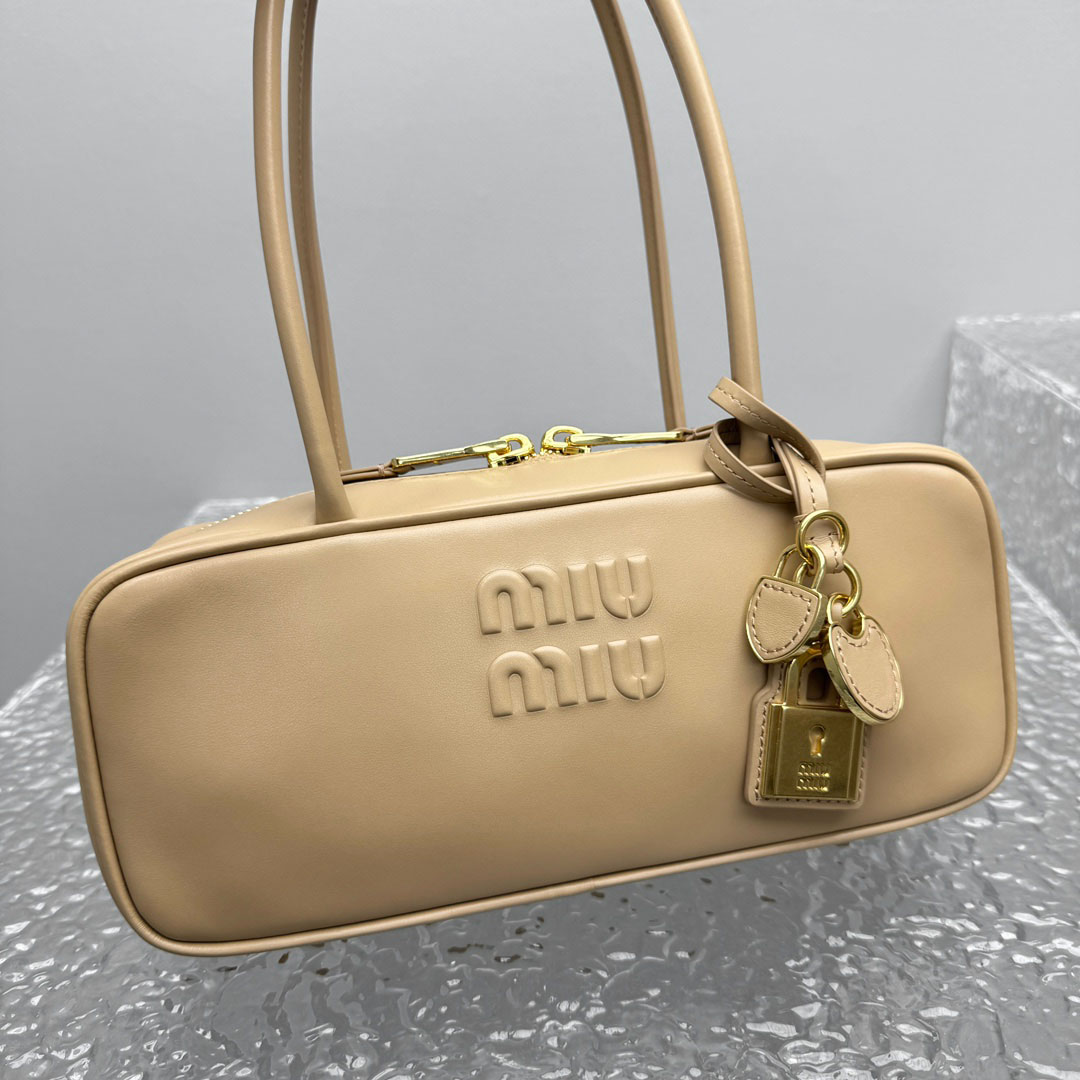 Miu Miu Beau Leather Bag - DopestKickz