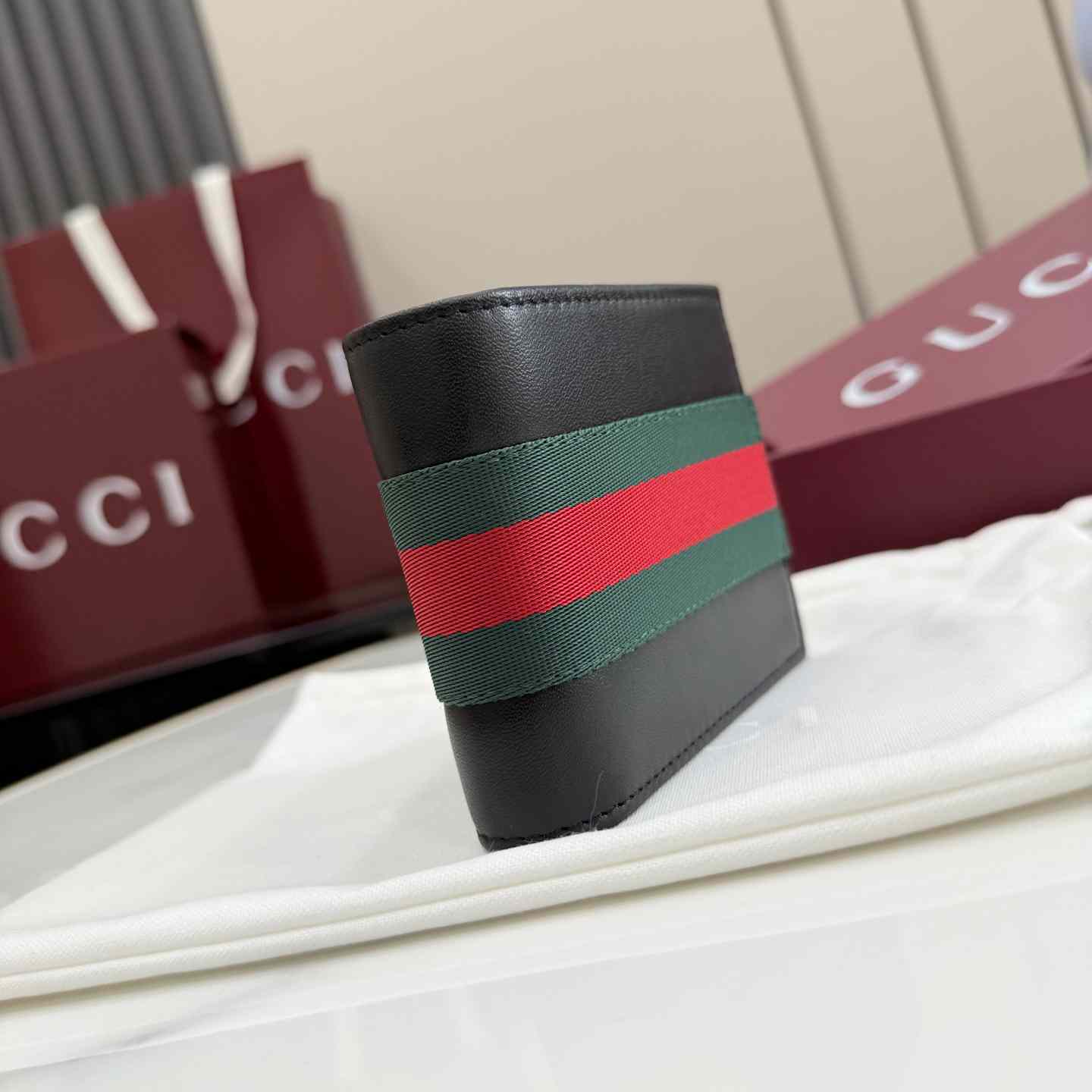 Gucci Web Trademark Bi-Fold Wallet - DopestKickz