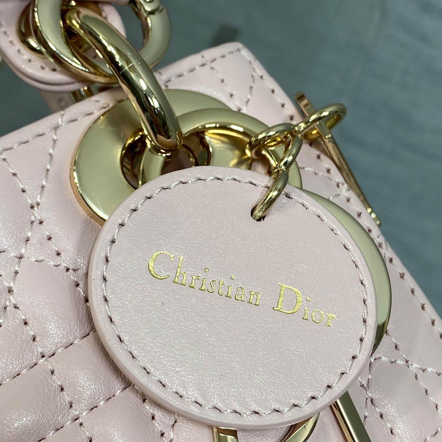 Dior Mini Lady Dior Bag With Chain - DopestKickz