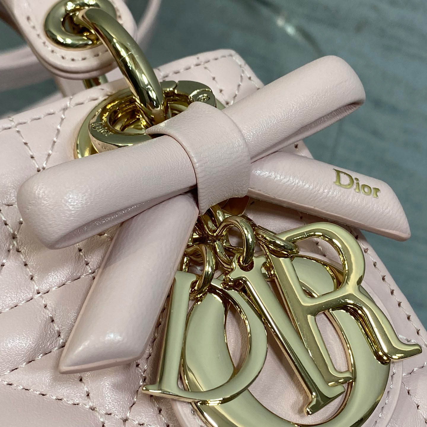 Dior Mini Lady Dior Bag With Chain - DopestKickz