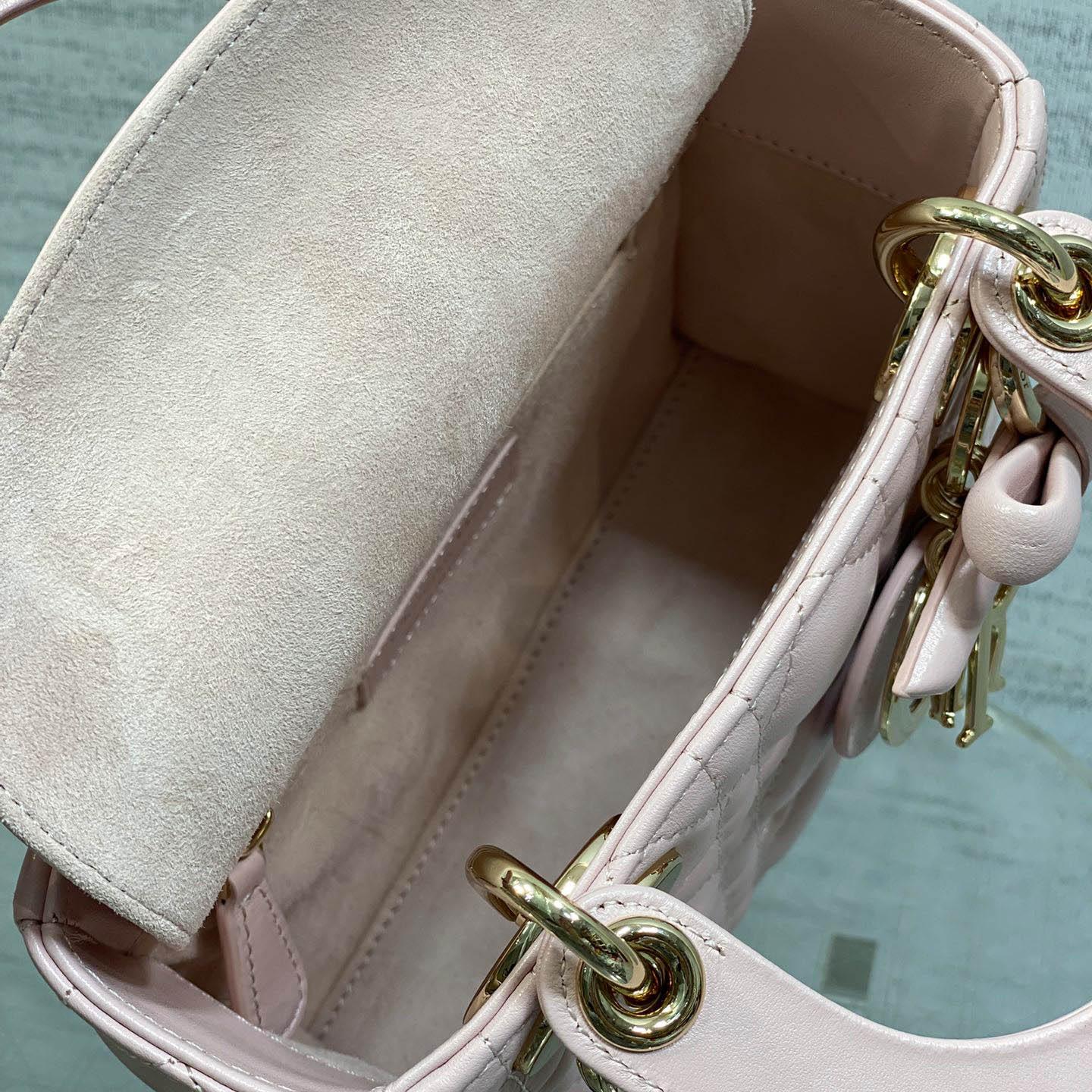 Dior Mini Lady Dior Bag With Chain - DopestKickz