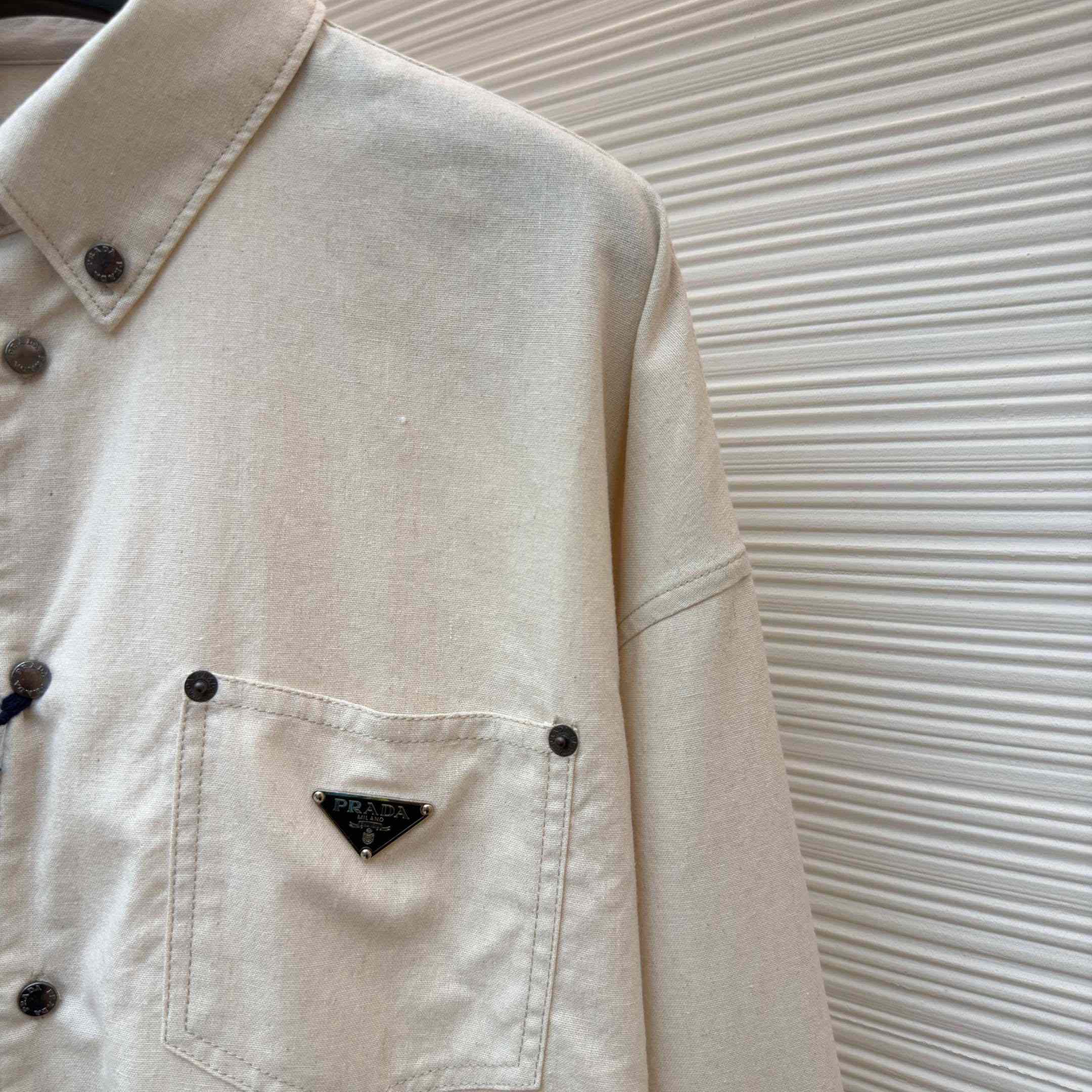 Prada Chambray Shirt - DopestKickz