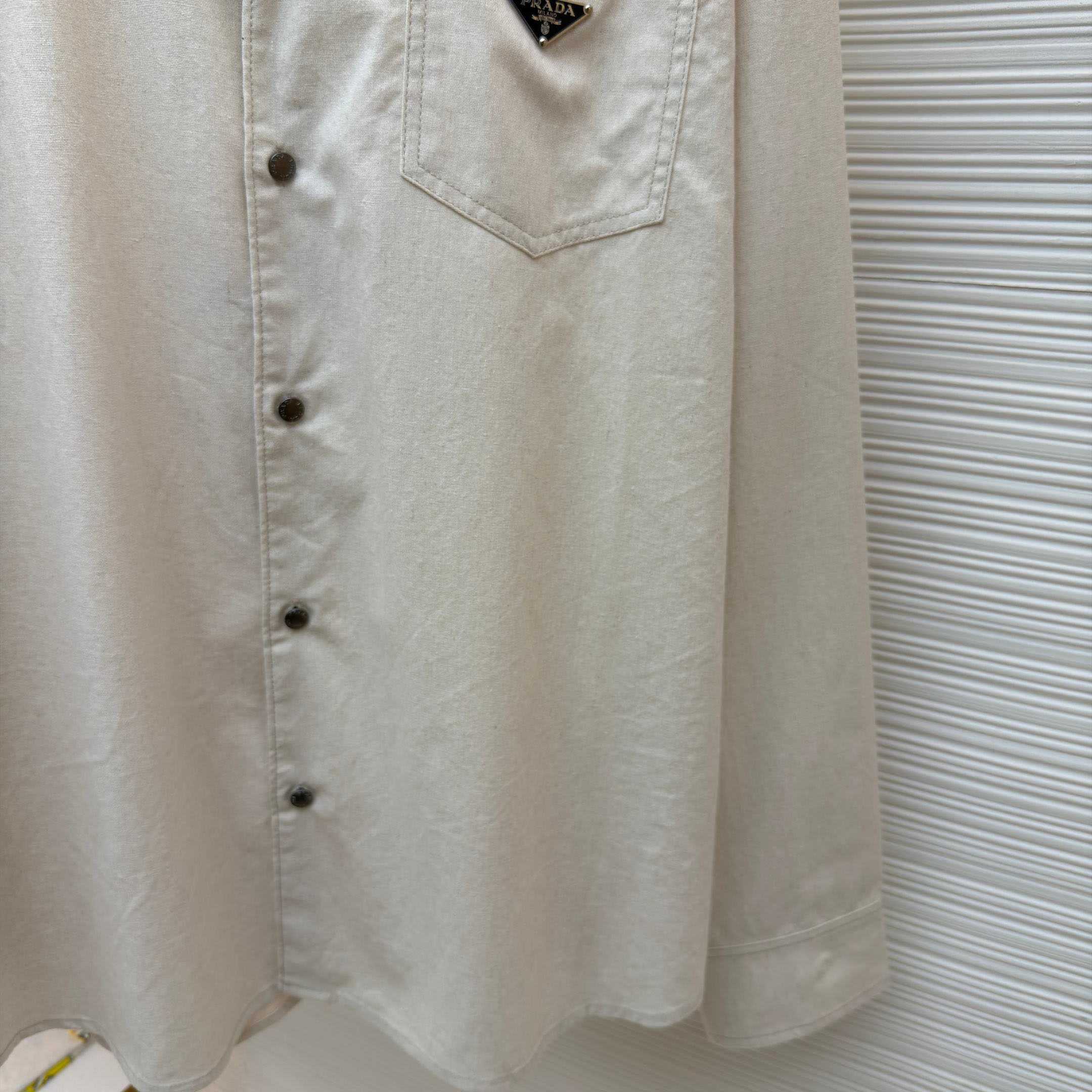 Prada Chambray Shirt - DopestKickz