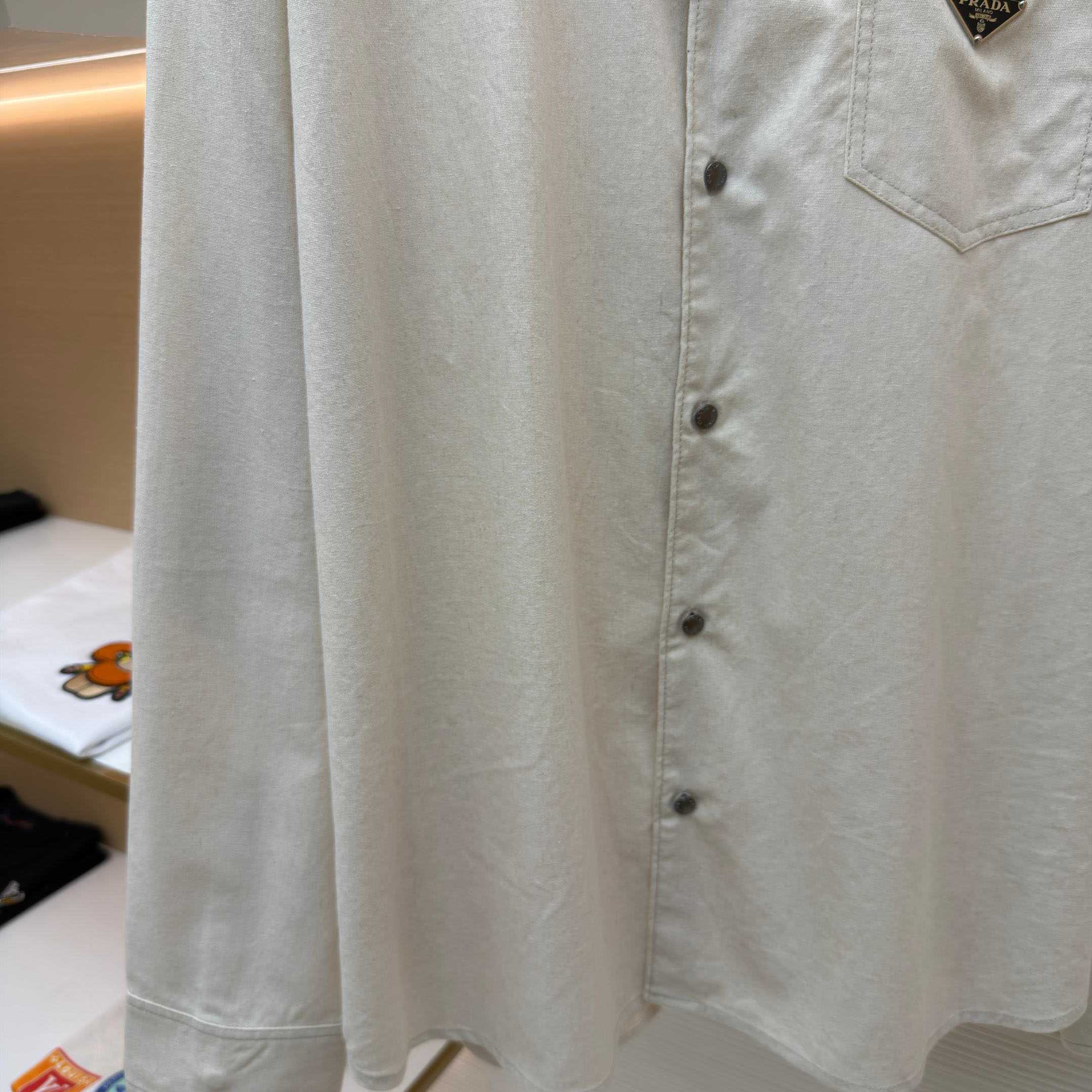 Prada Chambray Shirt - DopestKickz