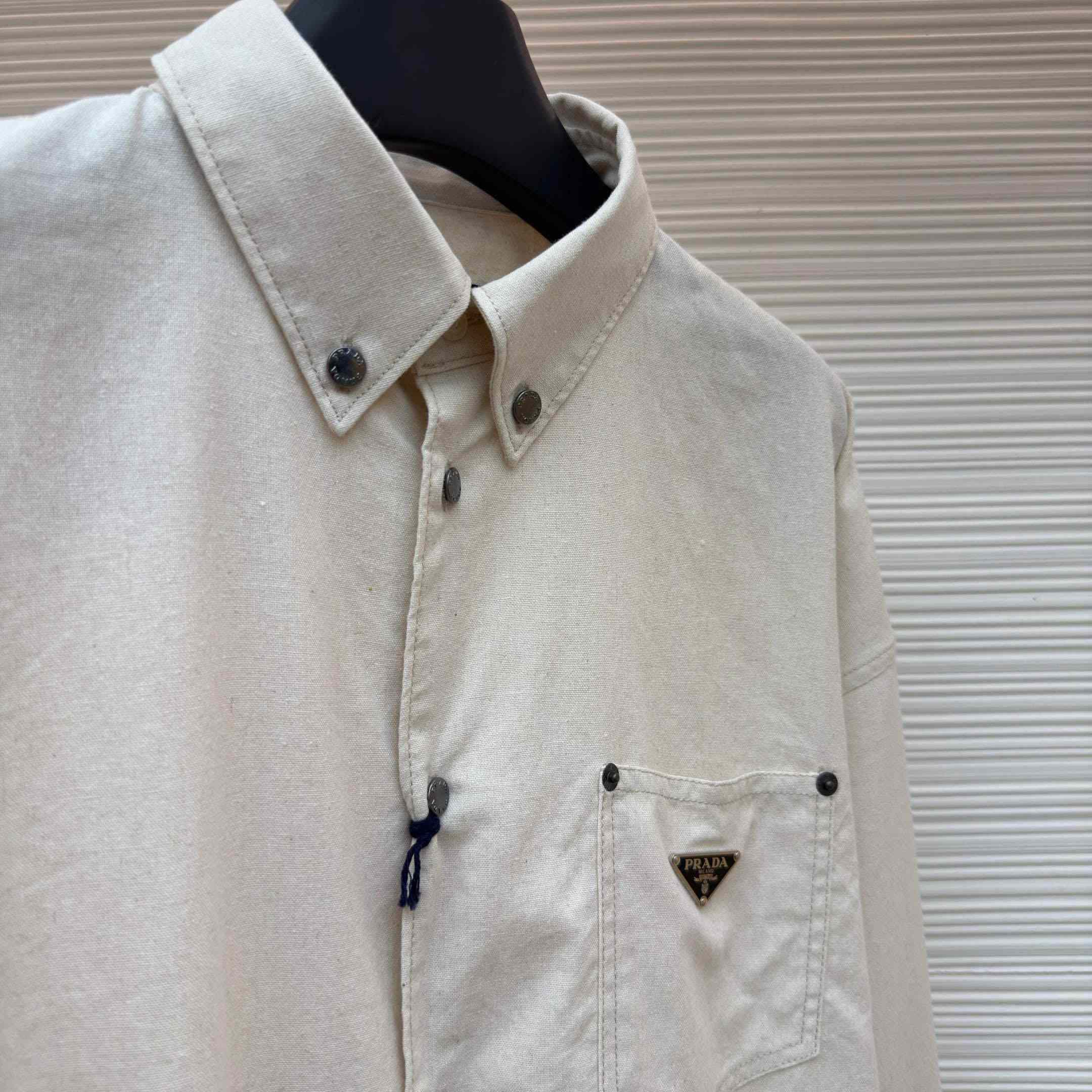 Prada Chambray Shirt - DopestKickz
