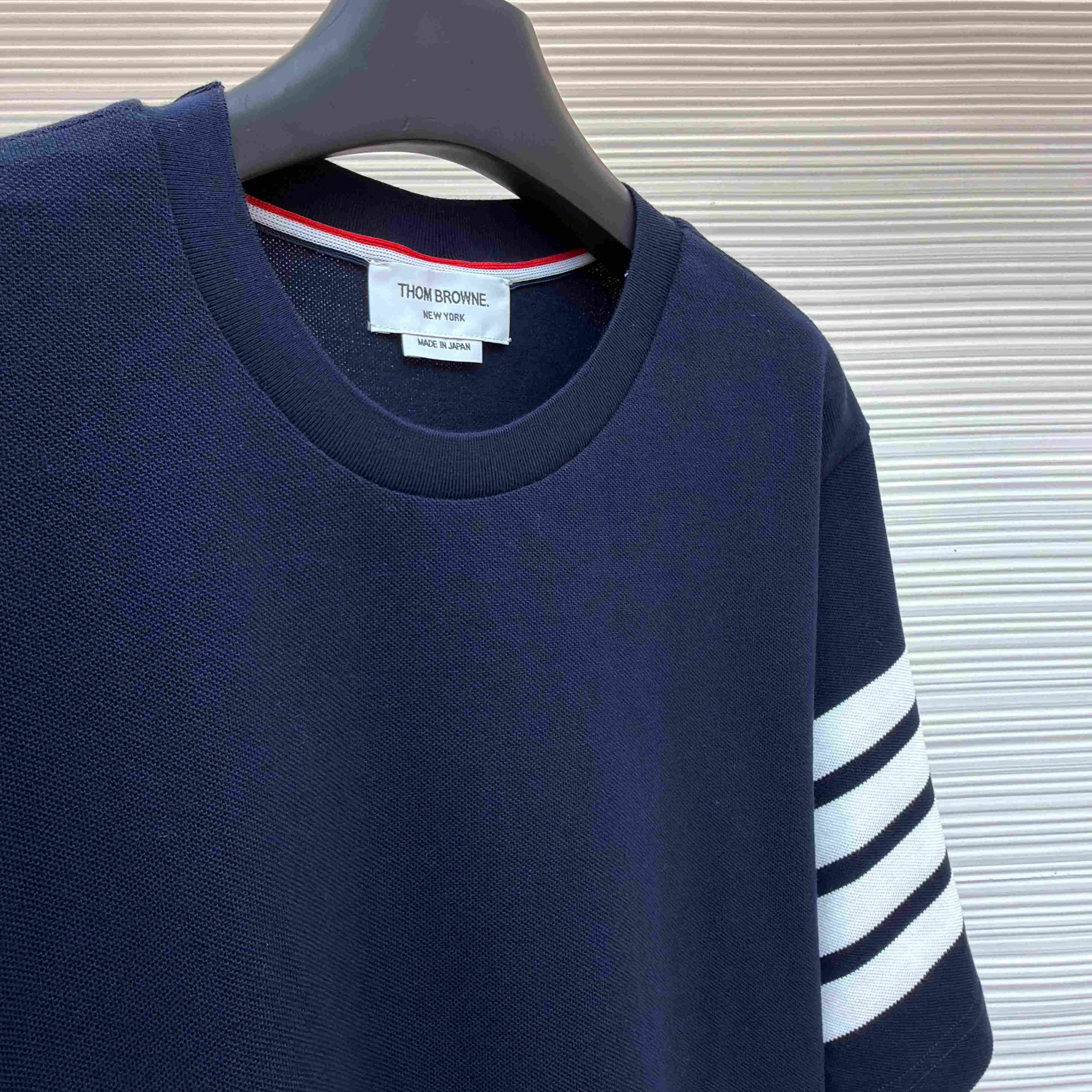 Thom Browne Cotton 4-Bar Short Sleeve T-Shirt - DopestKickz