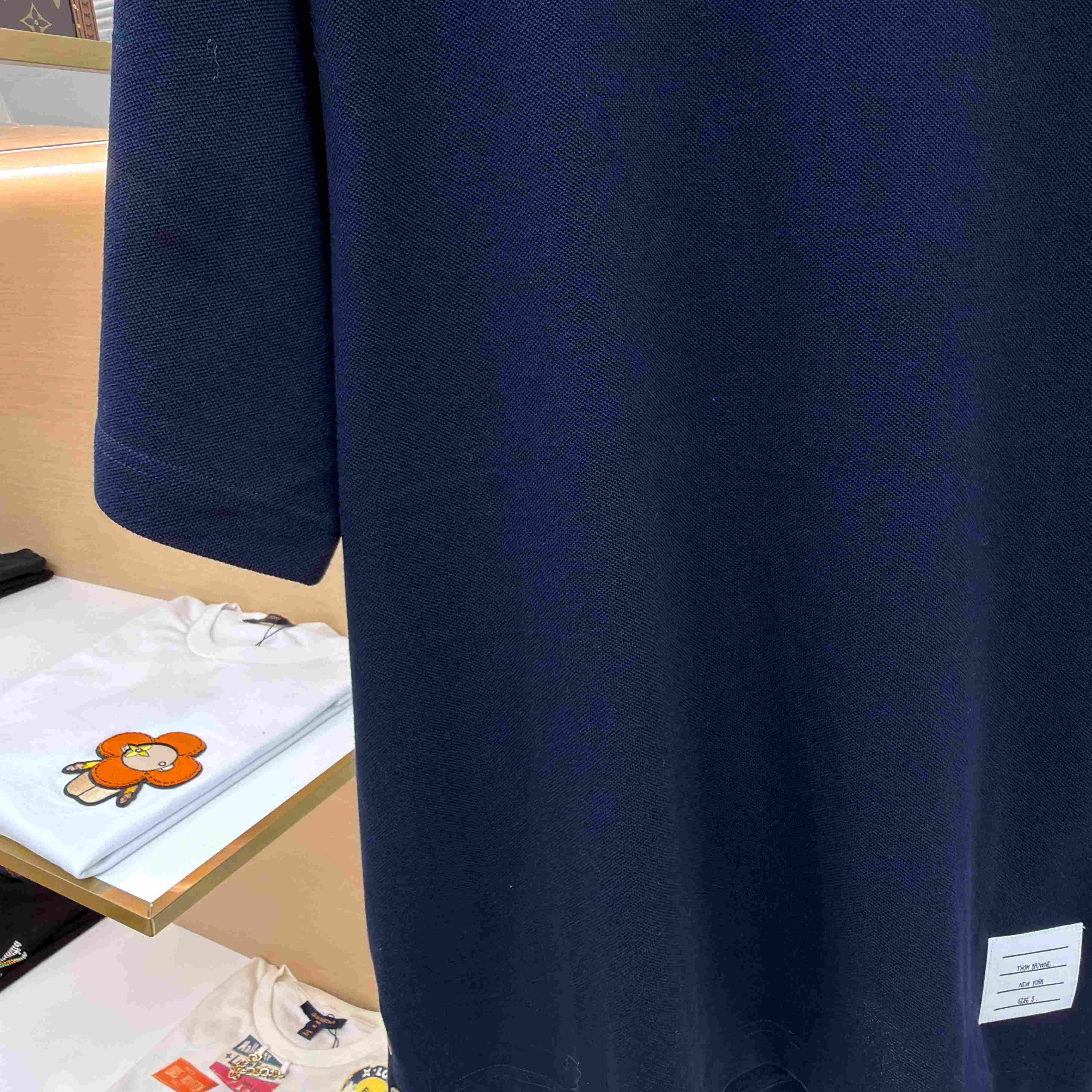 Thom Browne Cotton 4-Bar Short Sleeve T-Shirt - DopestKickz