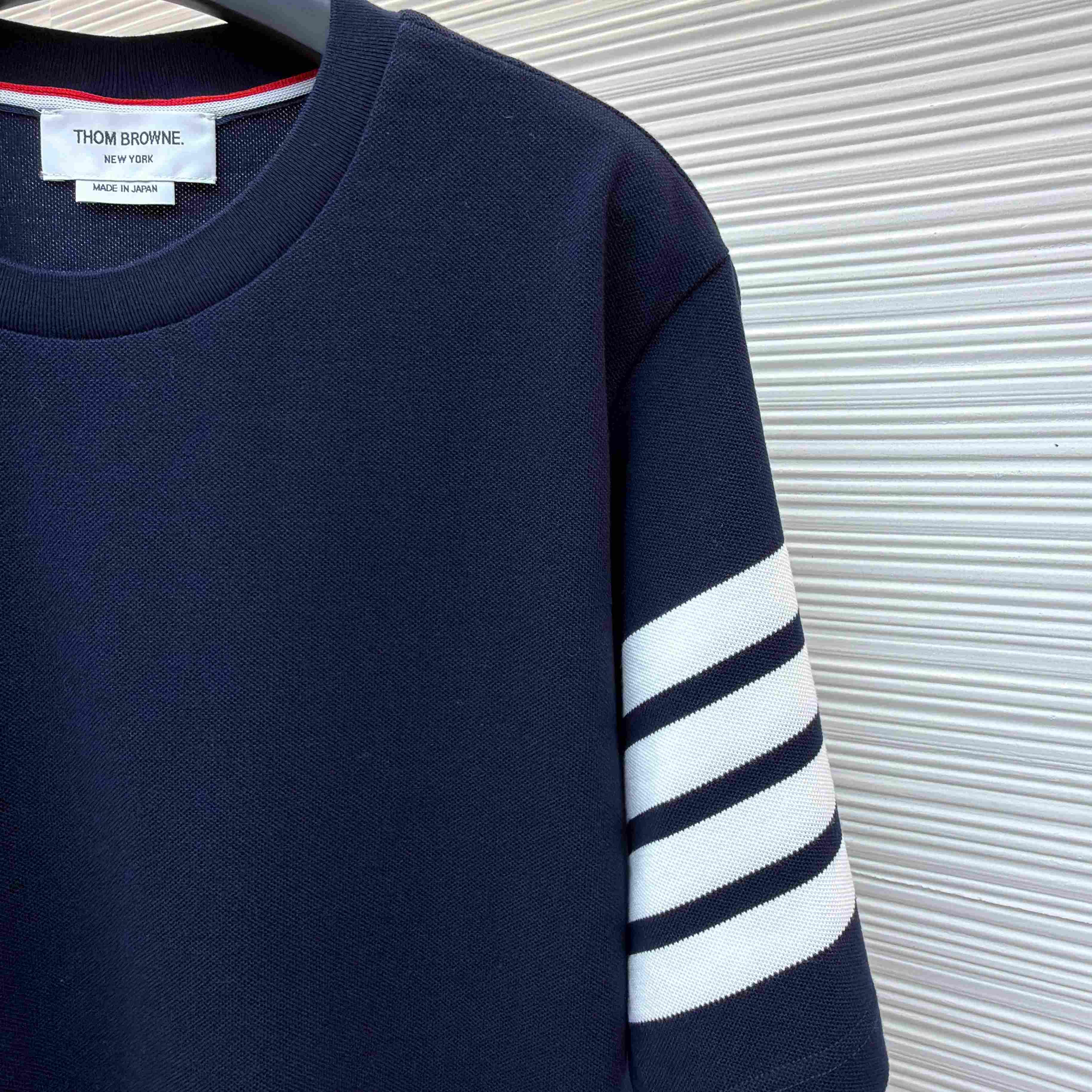 Thom Browne Cotton 4-Bar Short Sleeve T-Shirt - DopestKickz