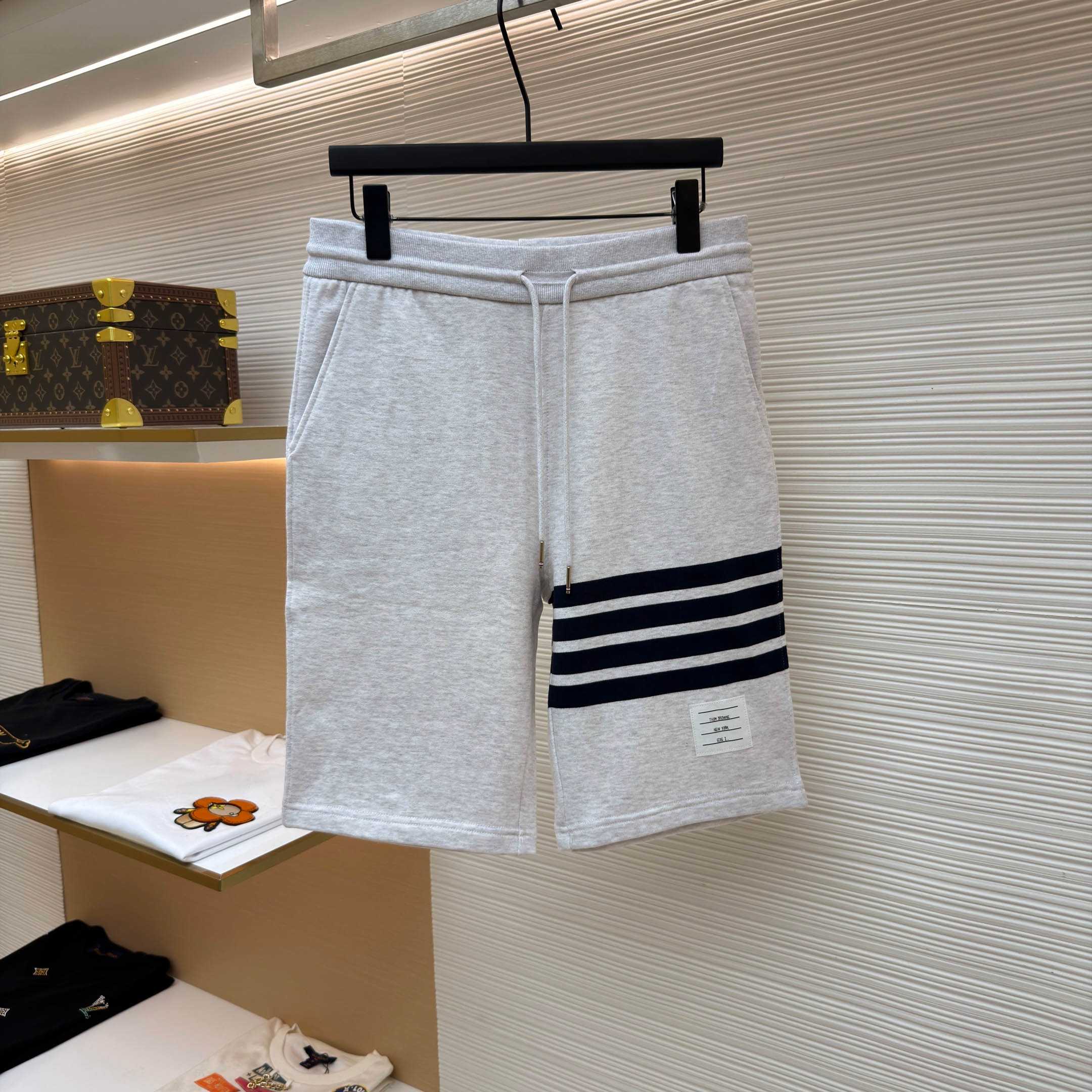 Thom Browne Classic Loopback 4-Bar Sweat Shorts - DopestKickz