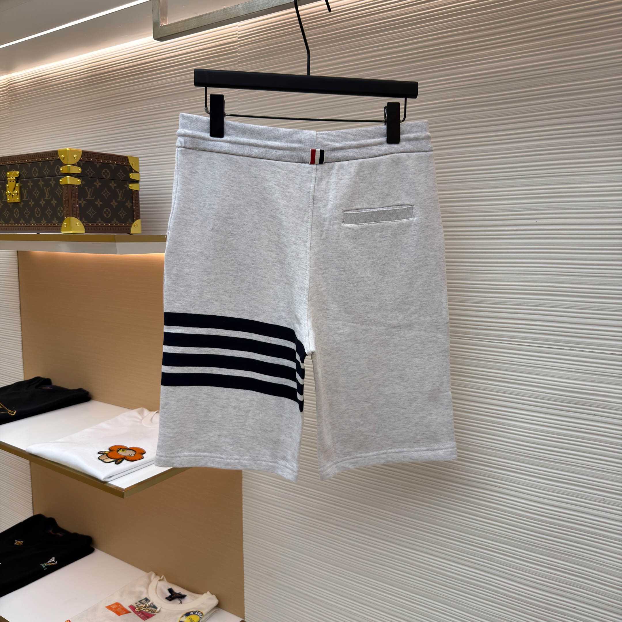 Thom Browne Classic Loopback 4-Bar Sweat Shorts - DopestKickz
