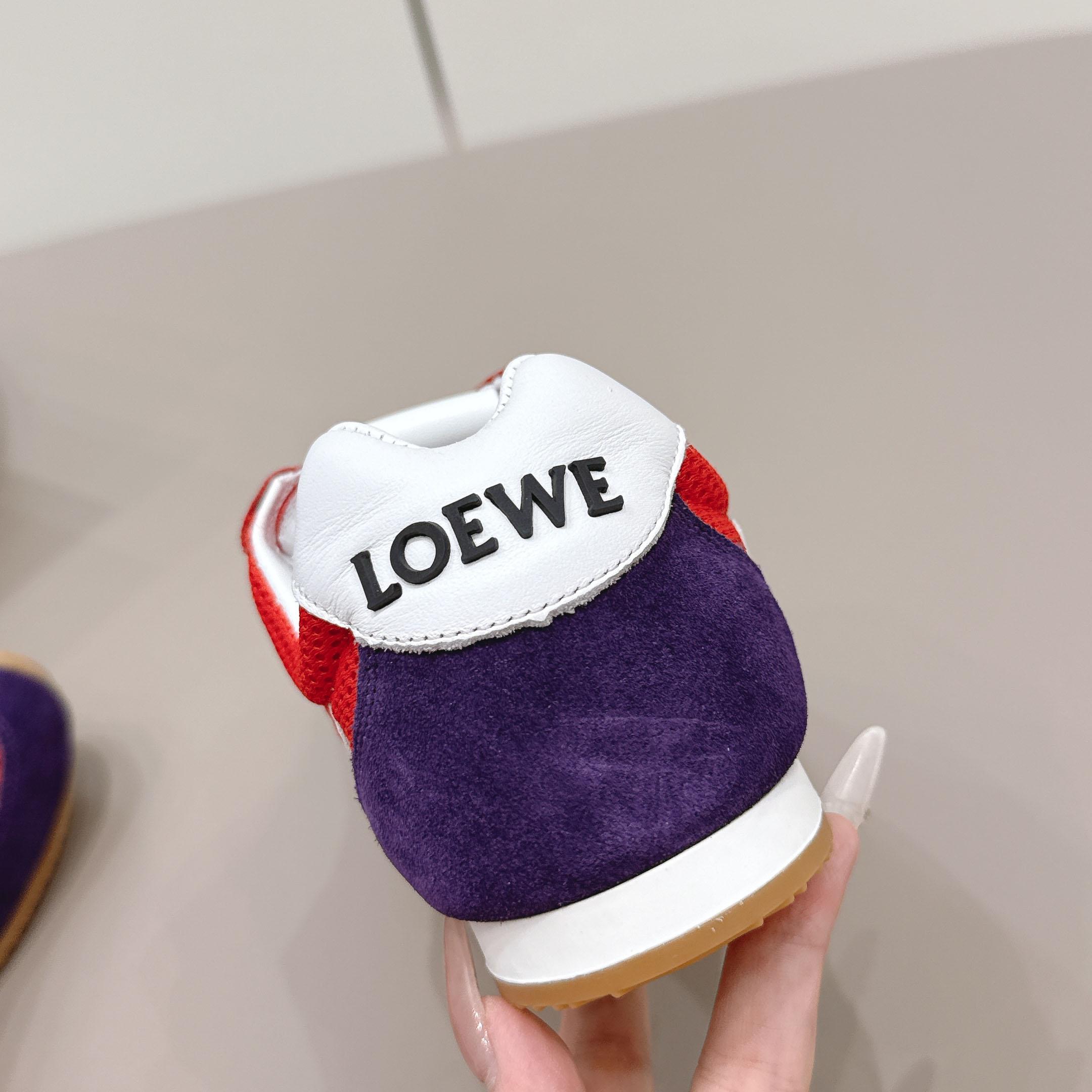 Loewe Ballet Runner 2.0 In Suede And Mesh - DopestKickz