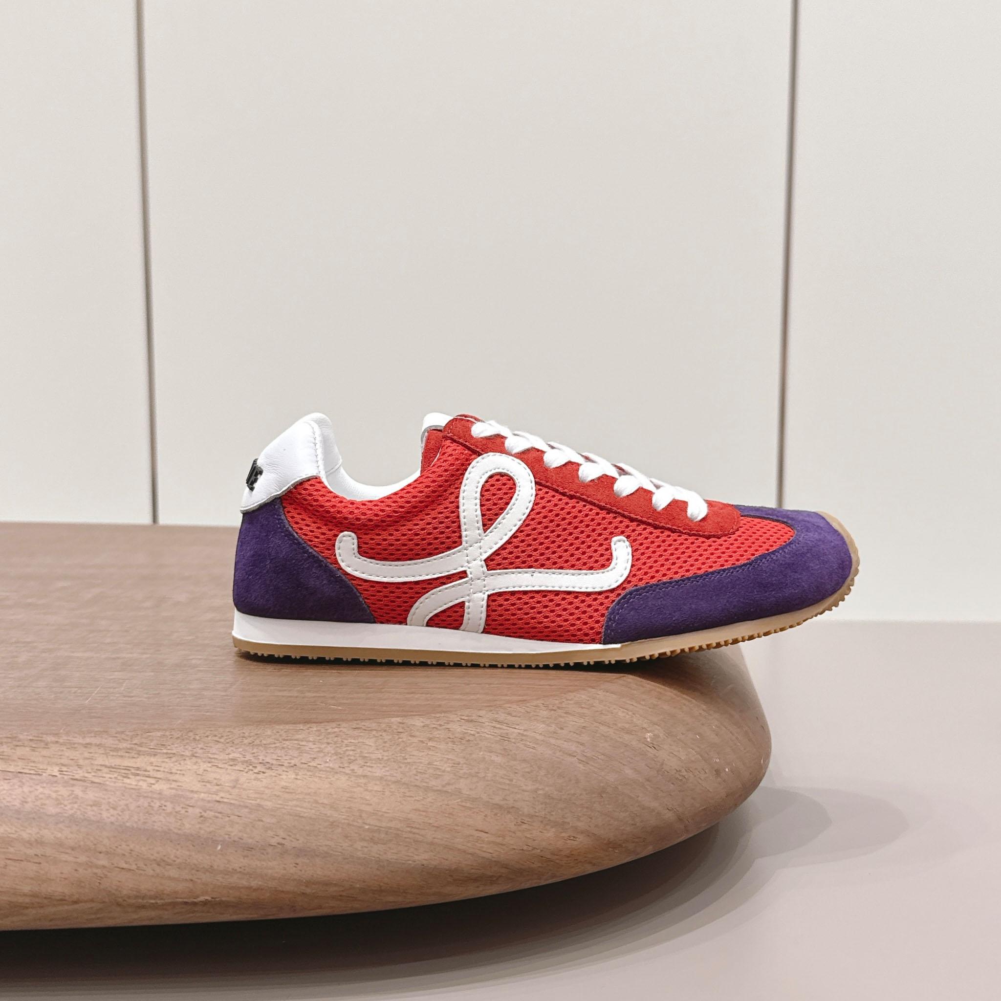 Loewe Ballet Runner 2.0 In Suede And Mesh - DopestKickz