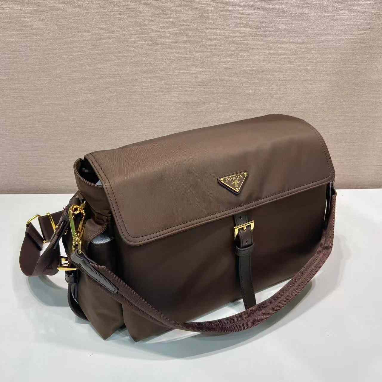 Prada Explore Medium Re-Nylon Shoulder Bag With Flap - DopestKickz