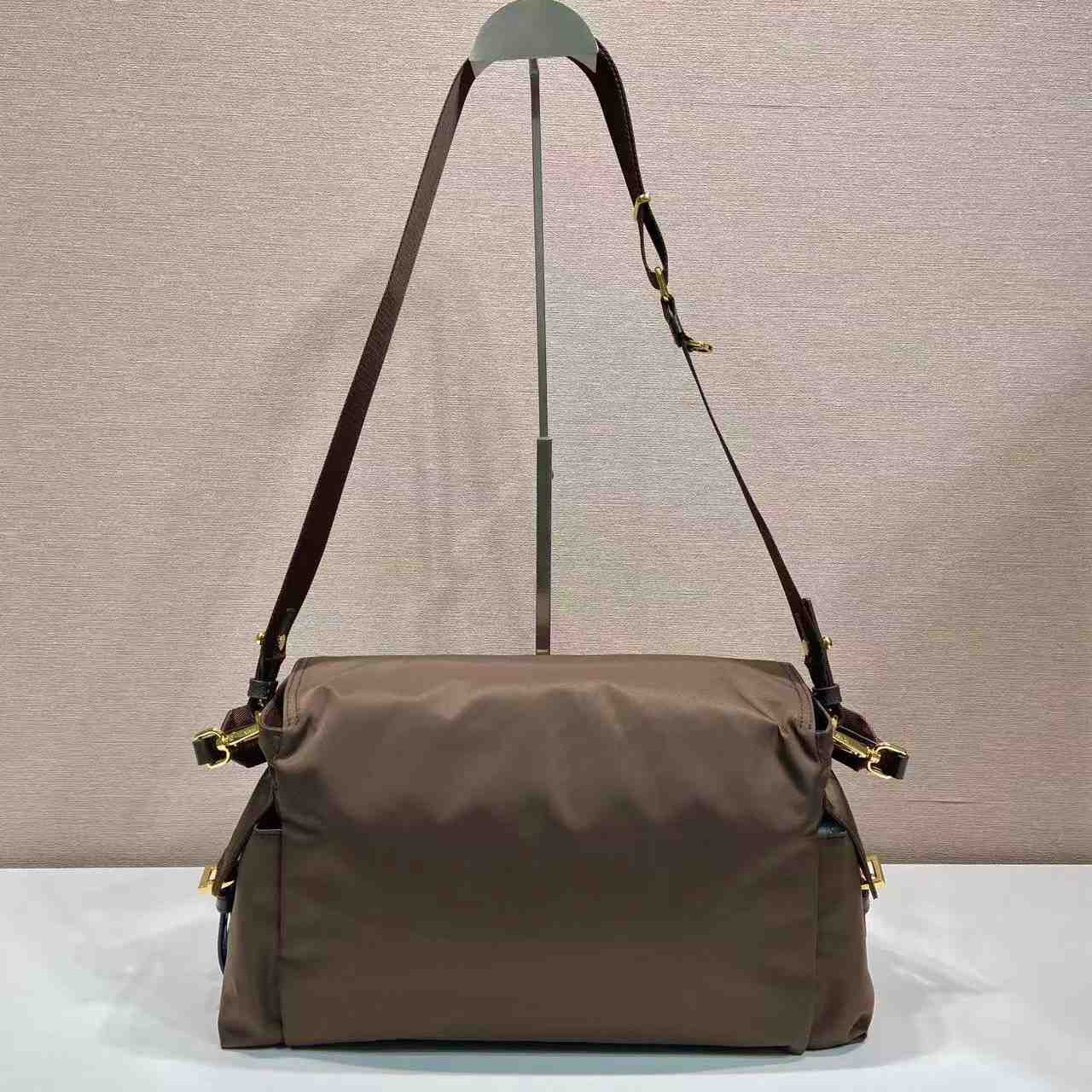 Prada Explore Medium Re-Nylon Shoulder Bag With Flap - DopestKickz