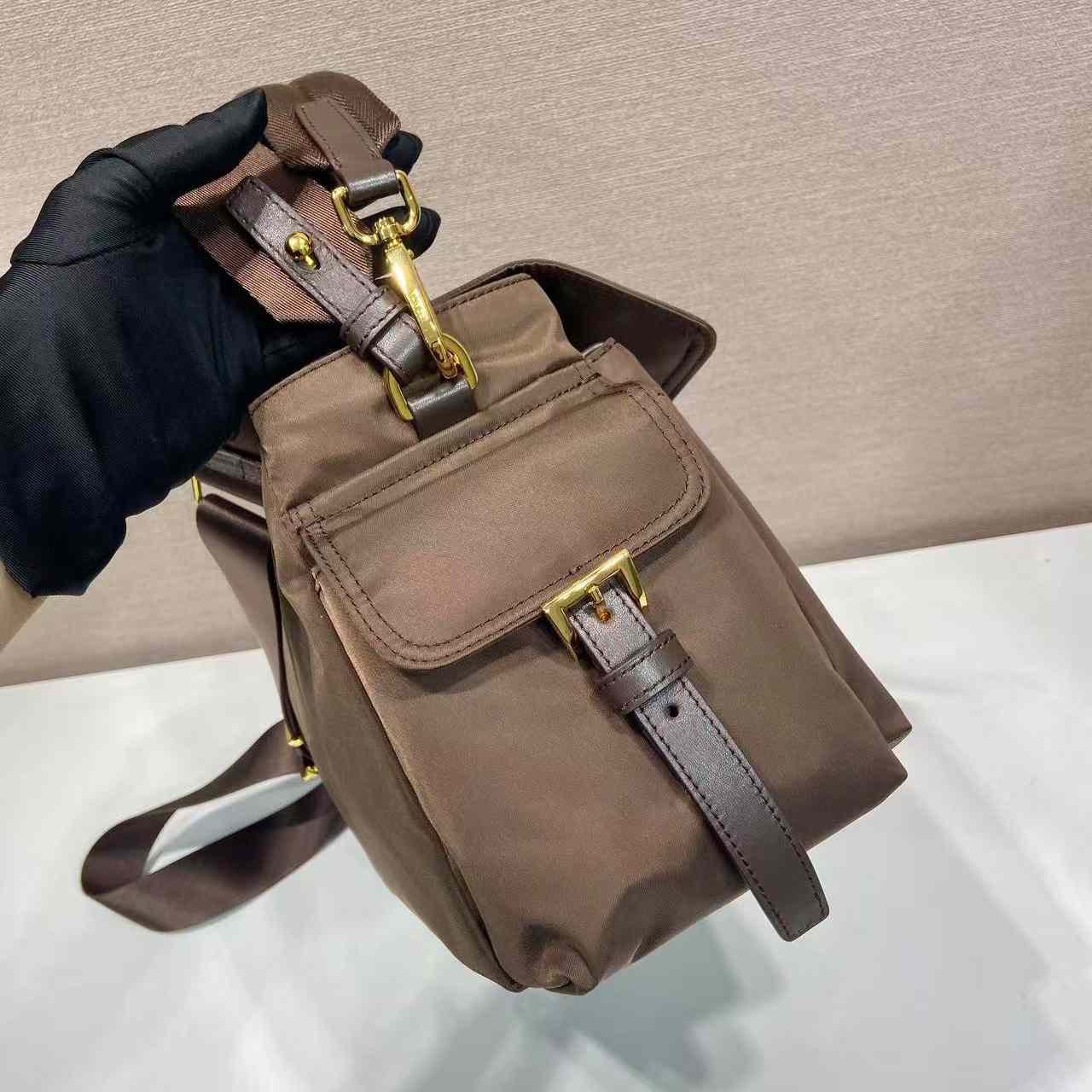Prada Explore Medium Re-Nylon Shoulder Bag With Flap - DopestKickz