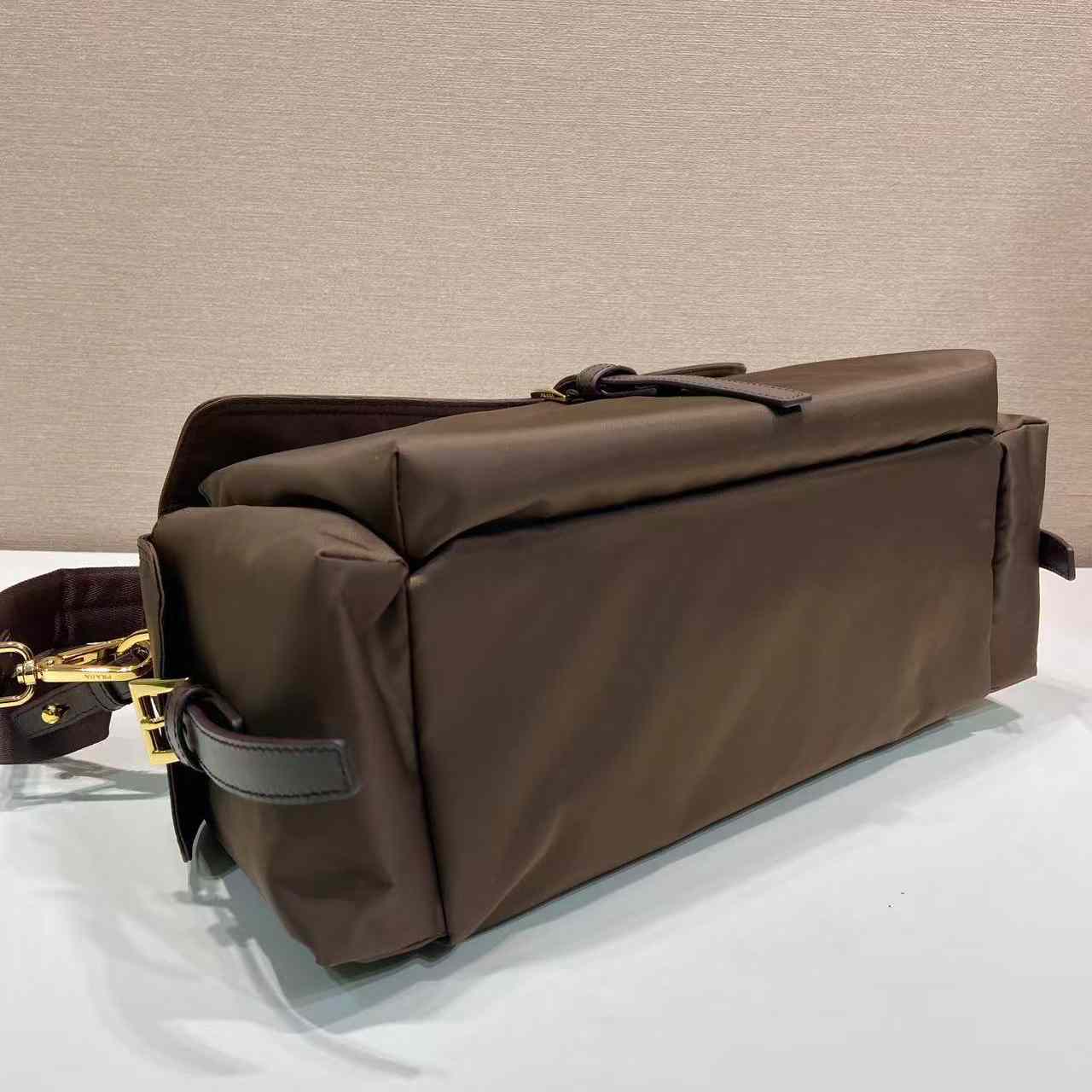 Prada Explore Medium Re-Nylon Shoulder Bag With Flap - DopestKickz