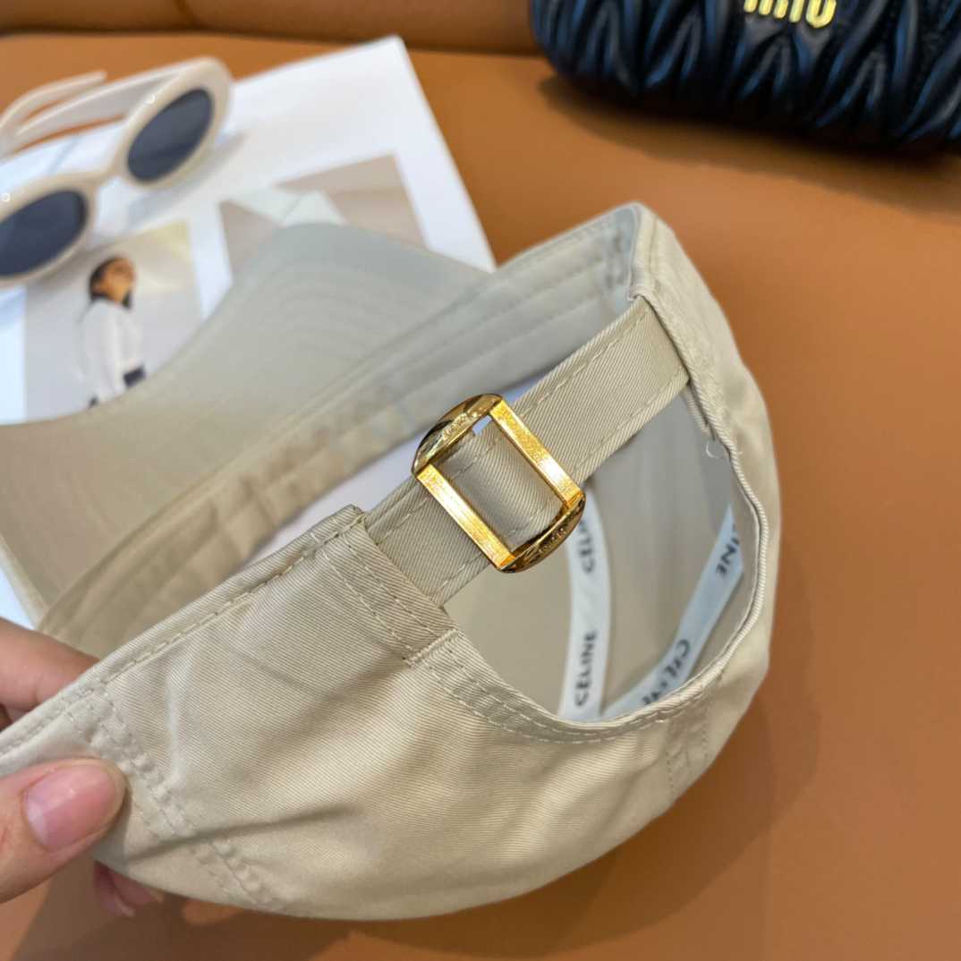 Celine Paris Triomphe Embroidered Baseball Cap  - DopestKickz