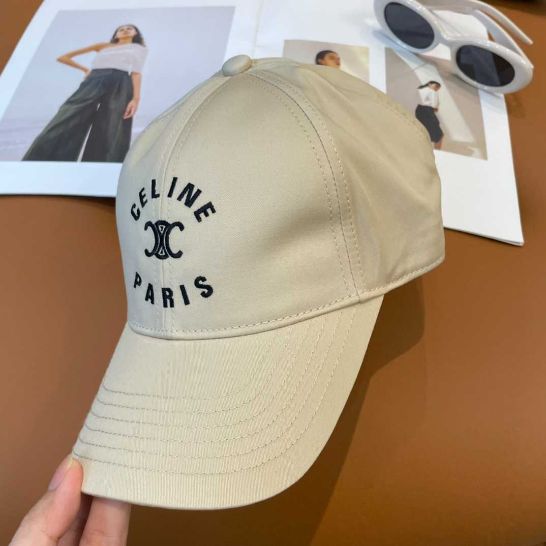 Celine Paris Triomphe Embroidered Baseball Cap  - DopestKickz