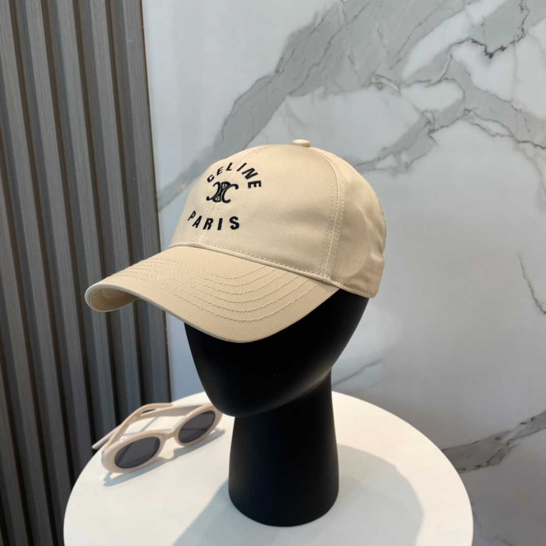 Celine Paris Triomphe Embroidered Baseball Cap  - DopestKickz