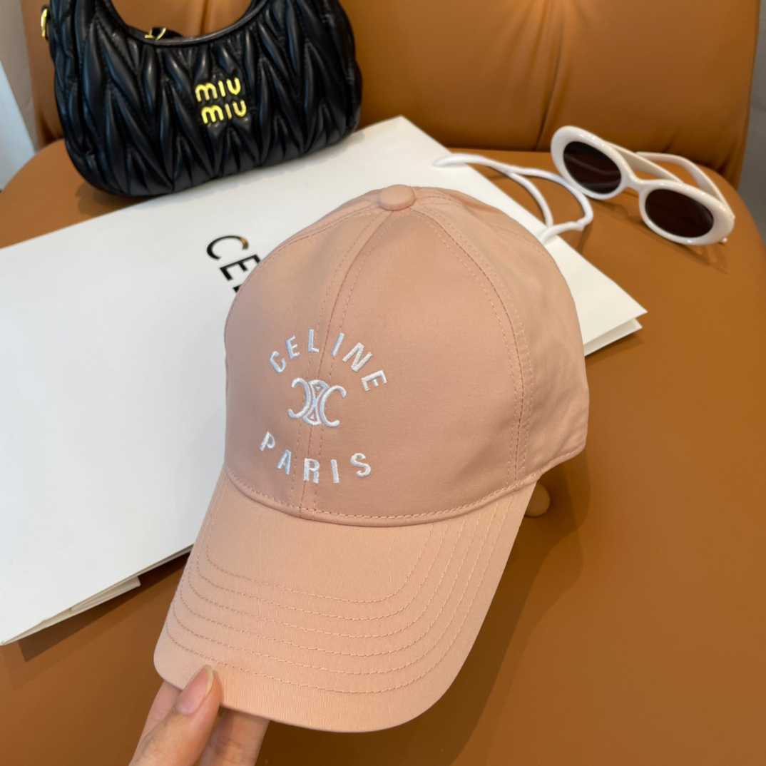 Celine Paris Triomphe Embroidered Baseball Cap  - DopestKickz