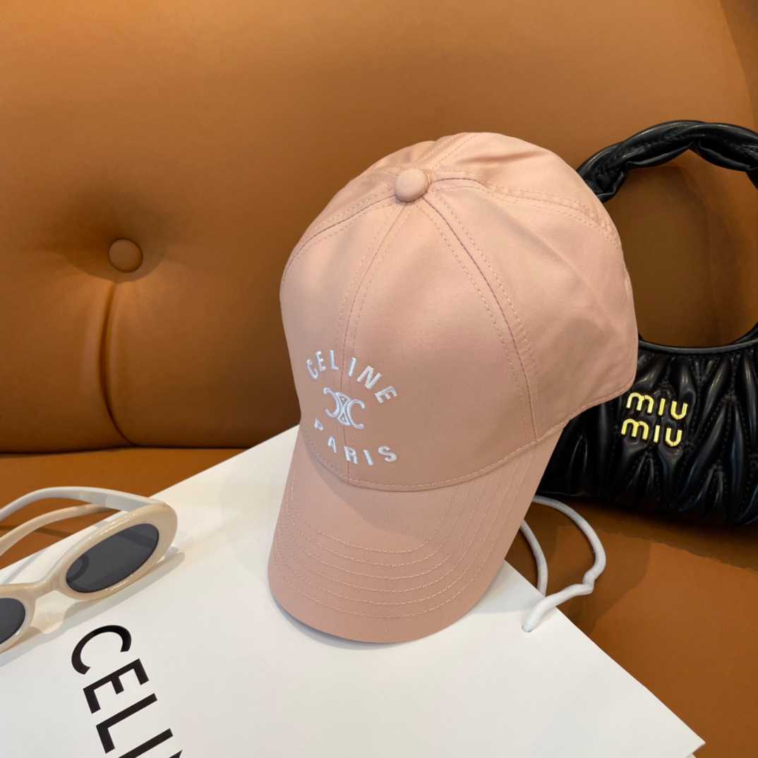 Celine Paris Triomphe Embroidered Baseball Cap  - DopestKickz