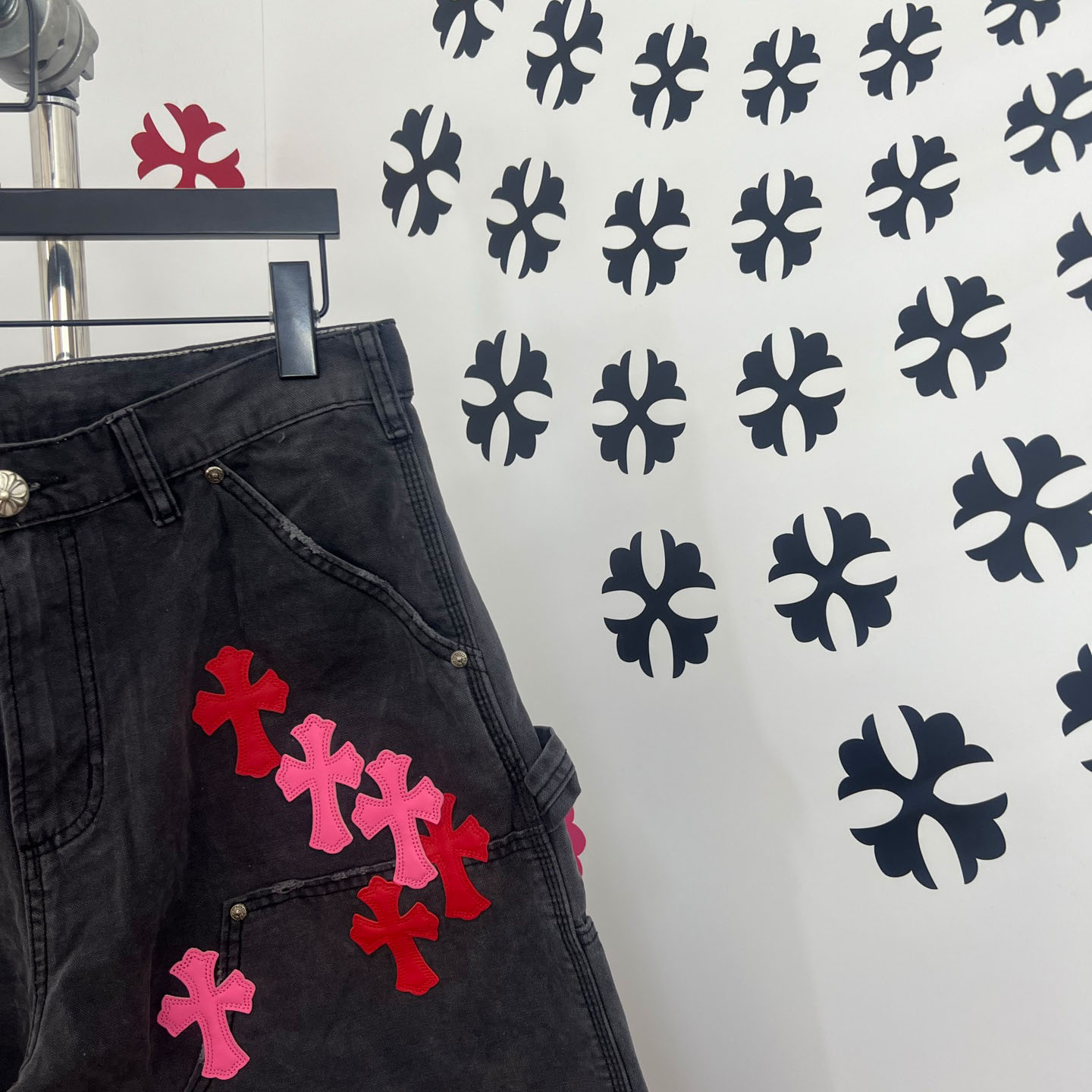 Chrome Hearts Denim Shorts - DopestKickz