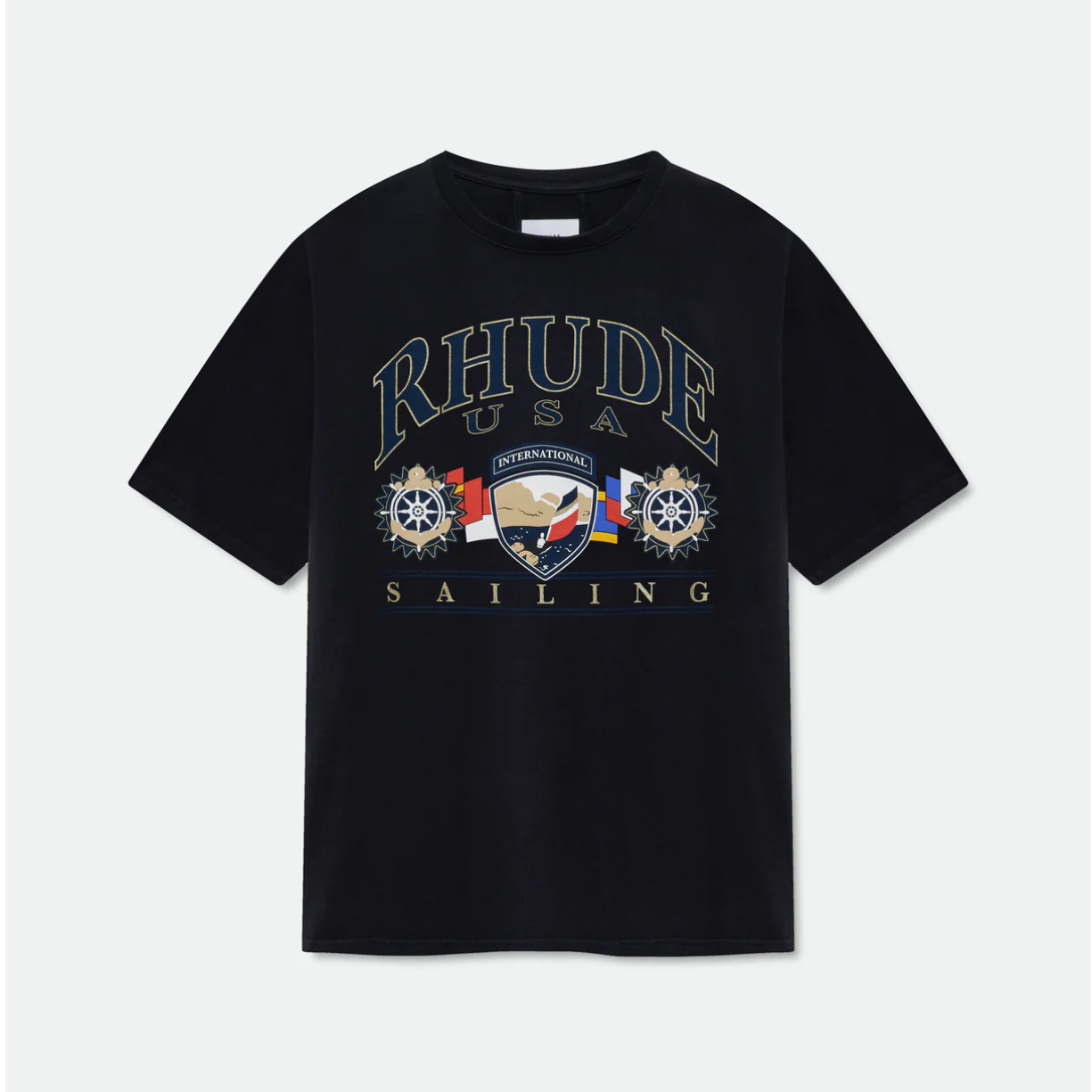 Rhude USA Sailing Icon T-shirt - DopestKickz