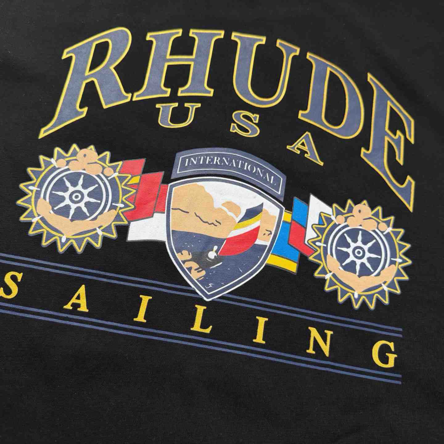 Rhude USA Sailing Icon T-shirt - DopestKickz