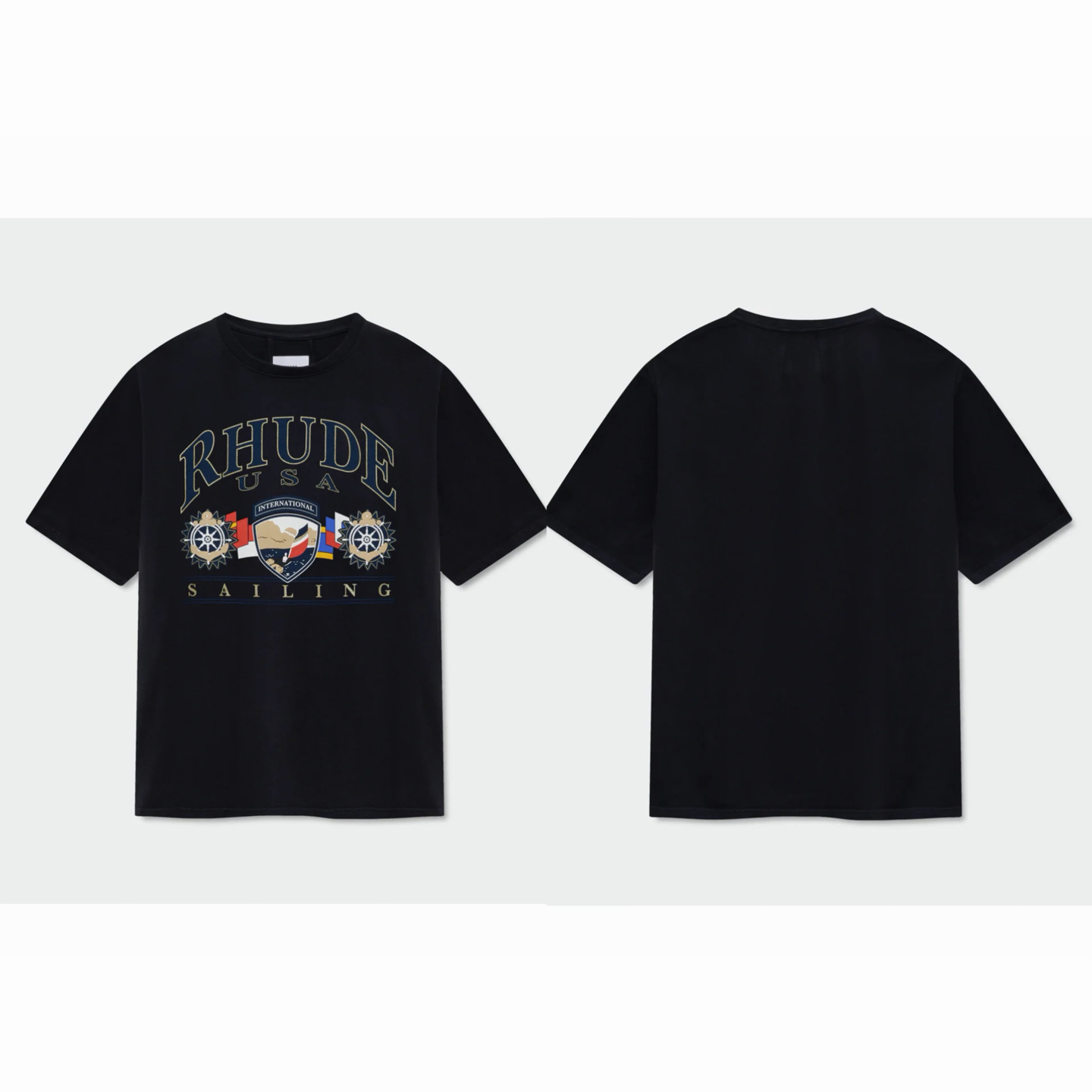Rhude USA Sailing Icon T-shirt - DopestKickz