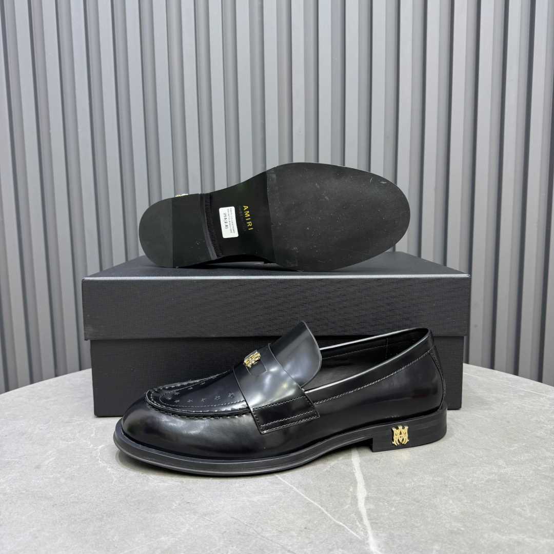 Amiri Leather Loafers - DopestKickz