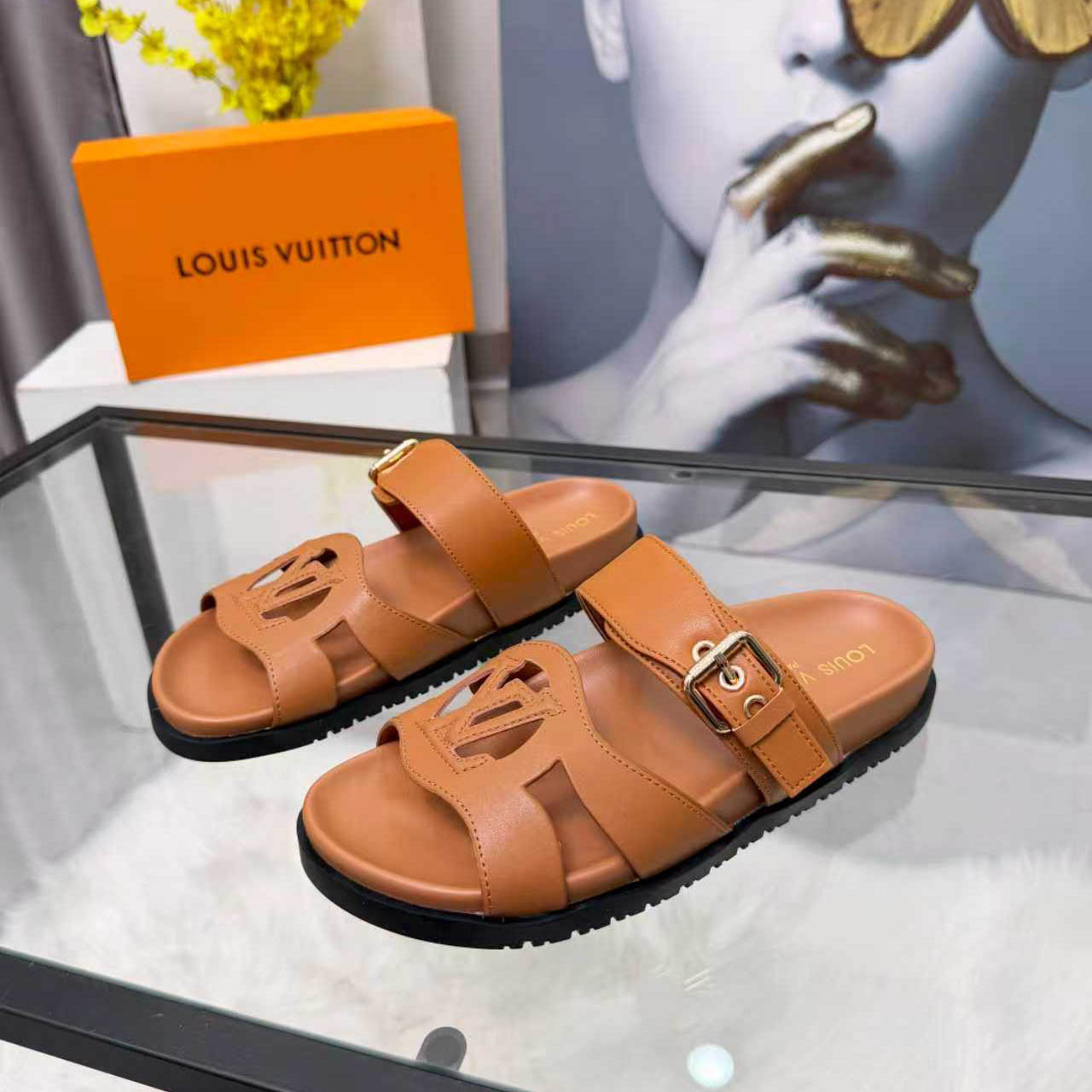Louis Vuitton LV Isola Comfort Mule 1AJOPR - DopestKickz
