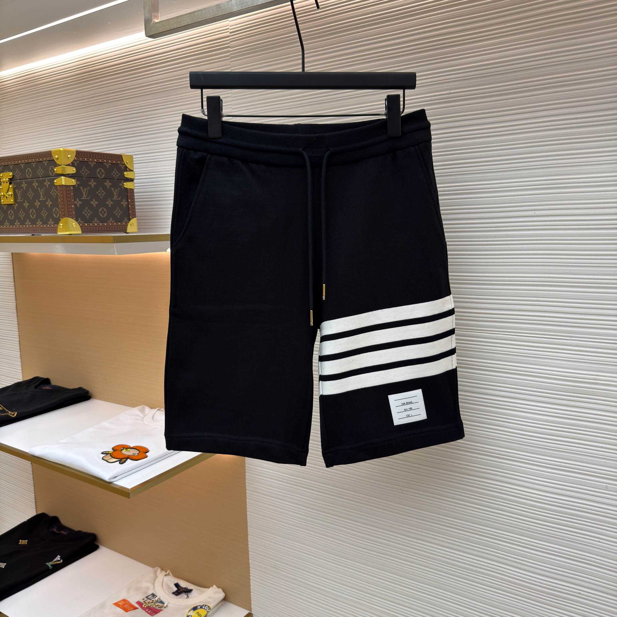 Thom Browne Classic Loopback 4-Bar Sweat Shorts - DopestKickz