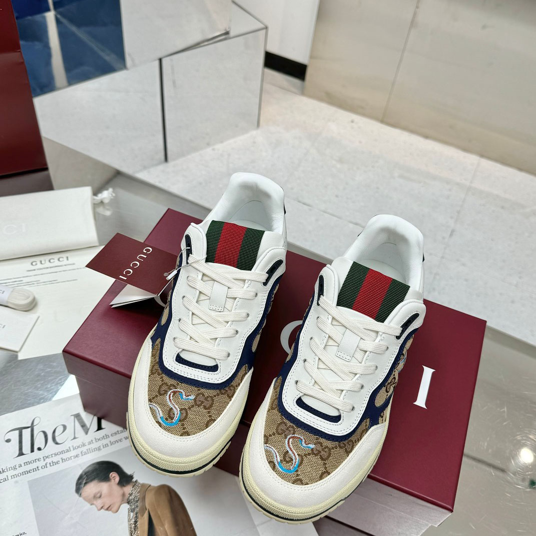 Gucci Re-Web Sneakers - DopestKickz