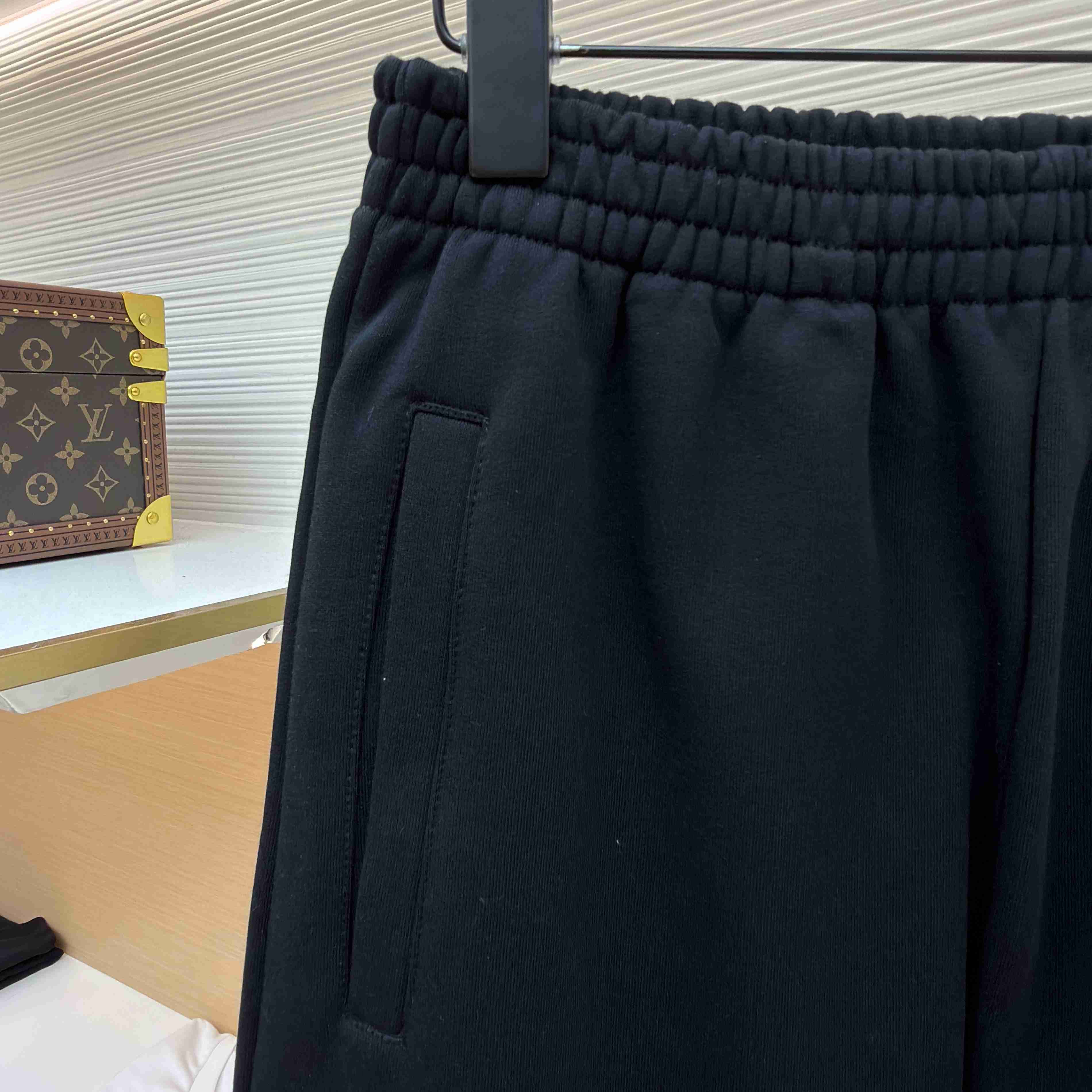 Balenciaga Wet Brush Baggy Sweatpants In Black - DopestKickz