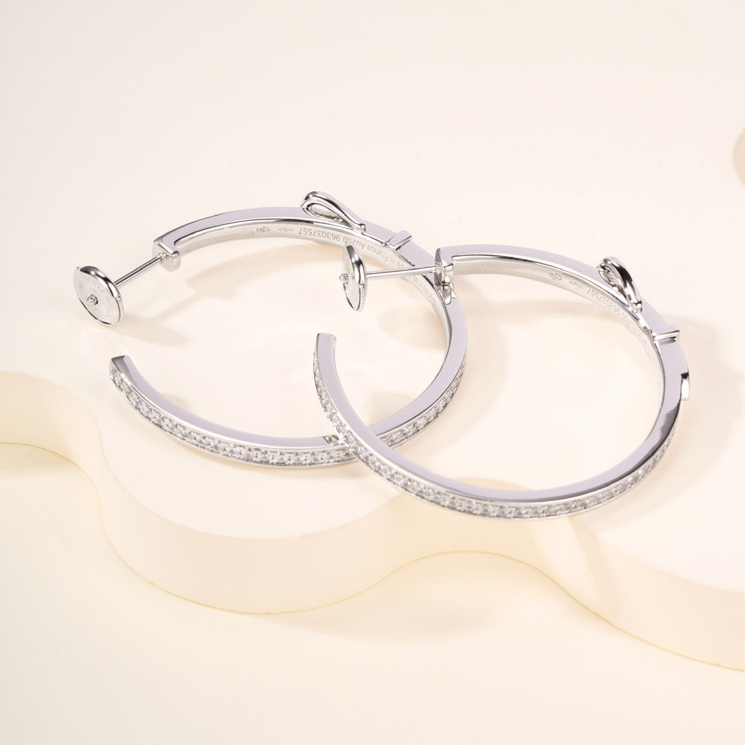 Hermes Etriviere Dangle Earrings, Large Model - DopestKickz