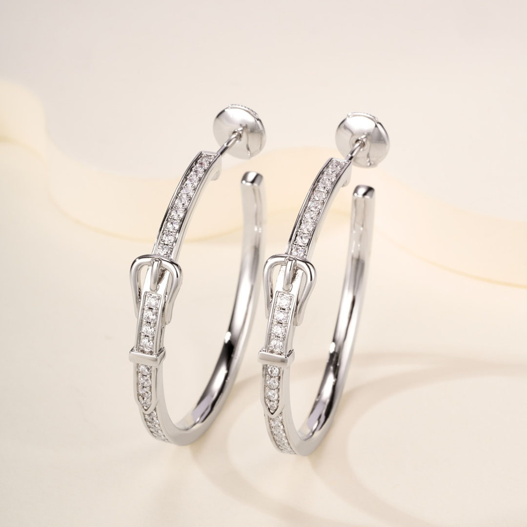 Hermes Etriviere Dangle Earrings, Large Model - DopestKickz