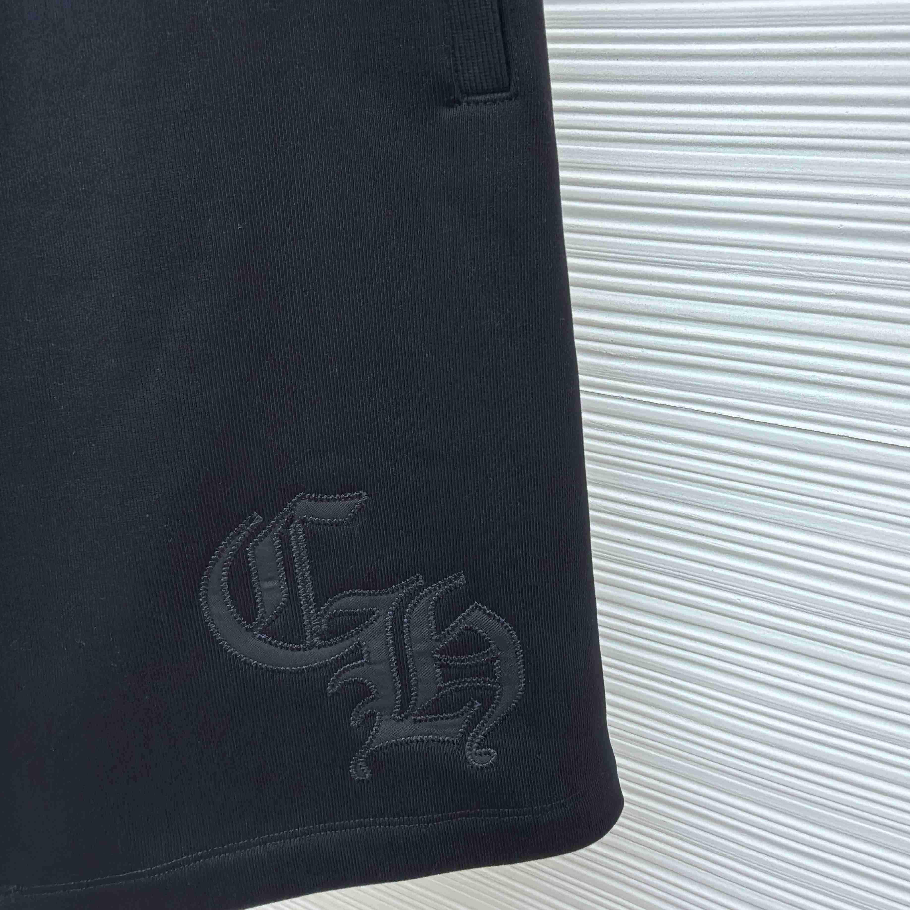 Chrome Hearts 711 Nylon CH Sweatshorts 'Black' - DopestKickz
