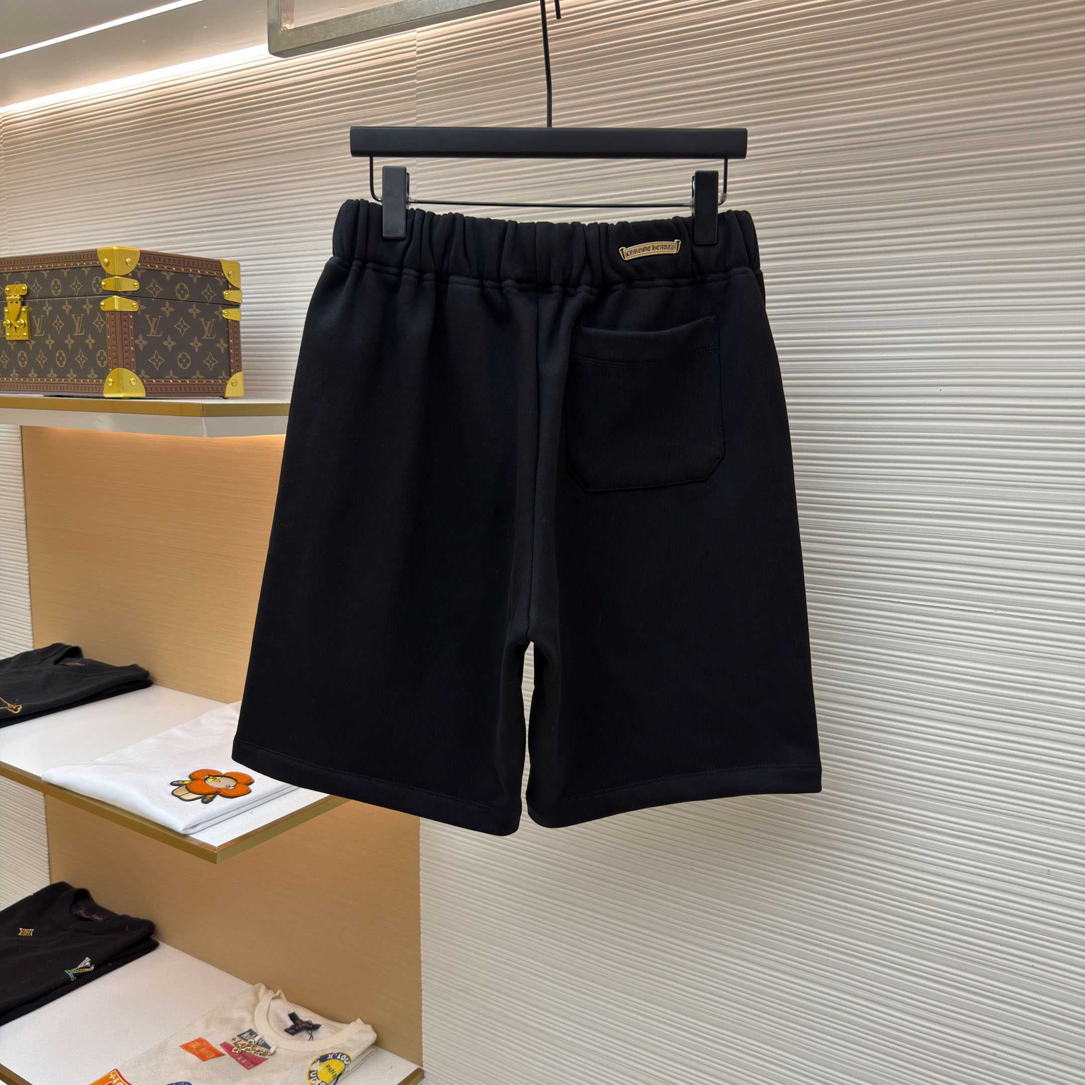 Chrome Hearts 711 Nylon CH Sweatshorts 'Black' - DopestKickz