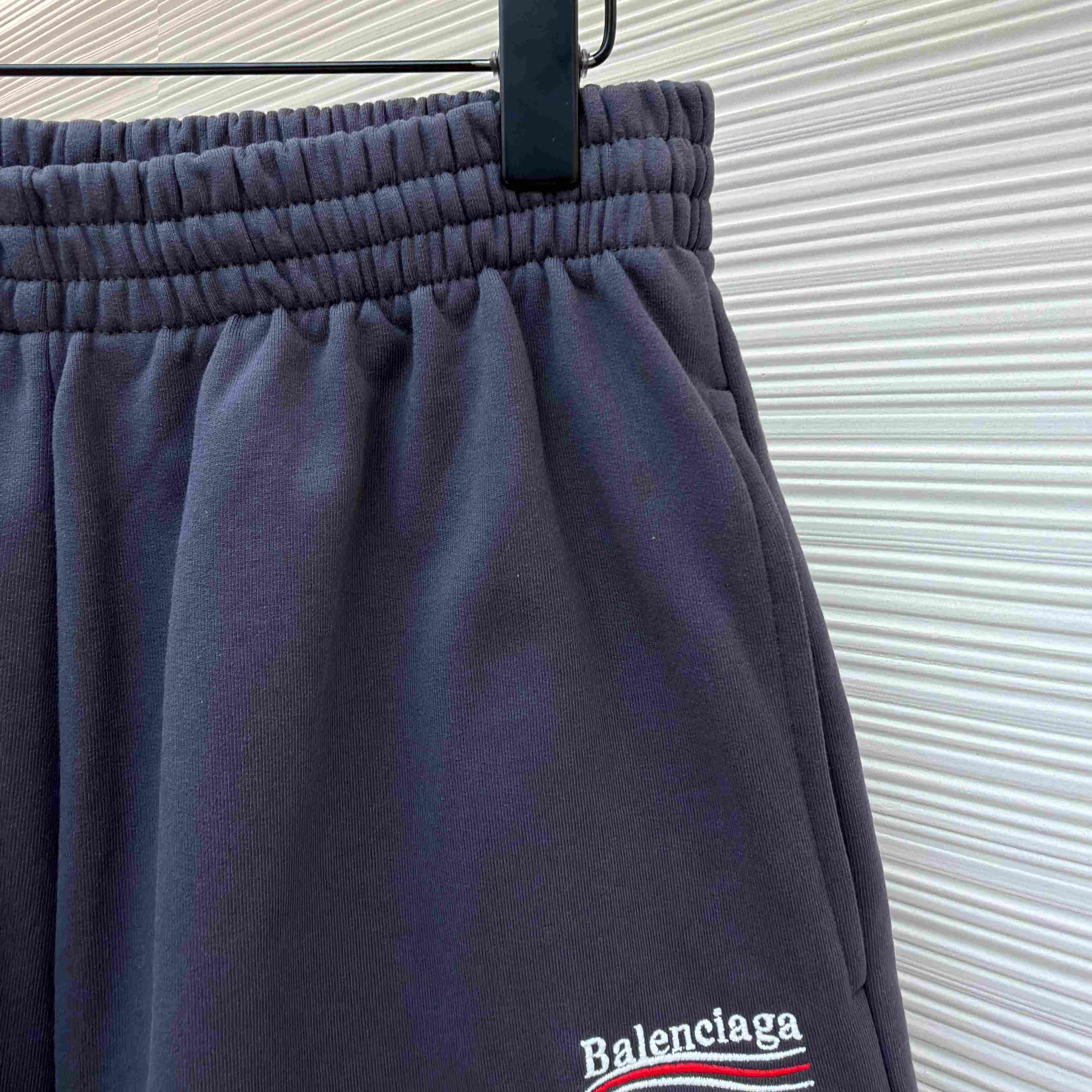 Balenciaga Sweatshorts 'Dark Grey/White' - DopestKickz