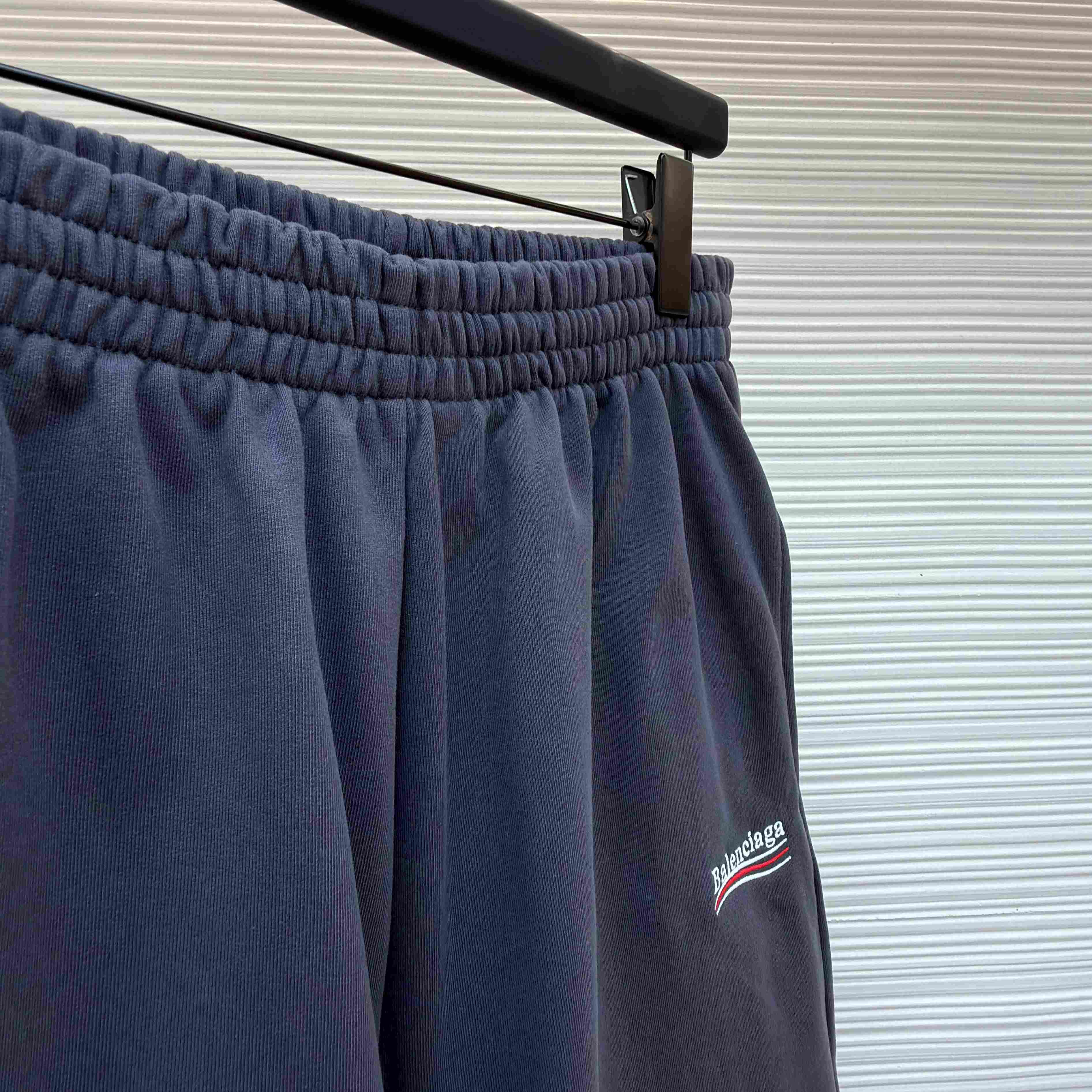 Balenciaga Sweatshorts 'Dark Grey/White' - DopestKickz