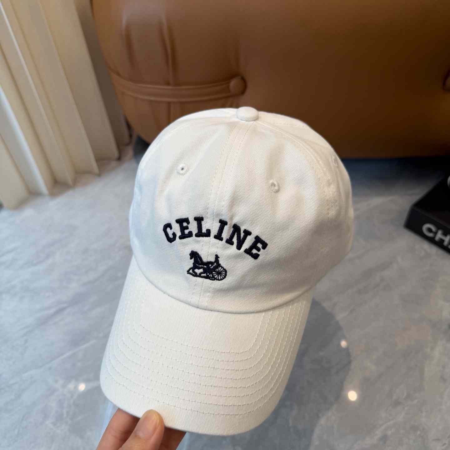 Celine Richelieu Cap IN Cotton Twill - DopestKickz