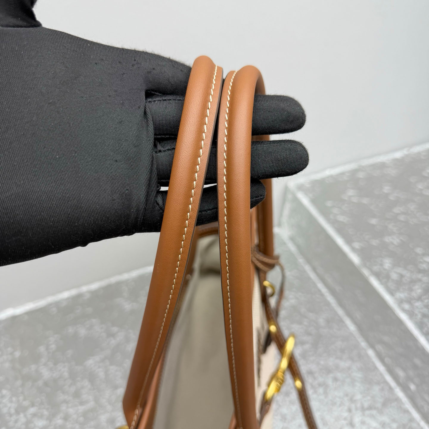 Miu Miu Aventure Canvas And Leather Bag - DopestKickz