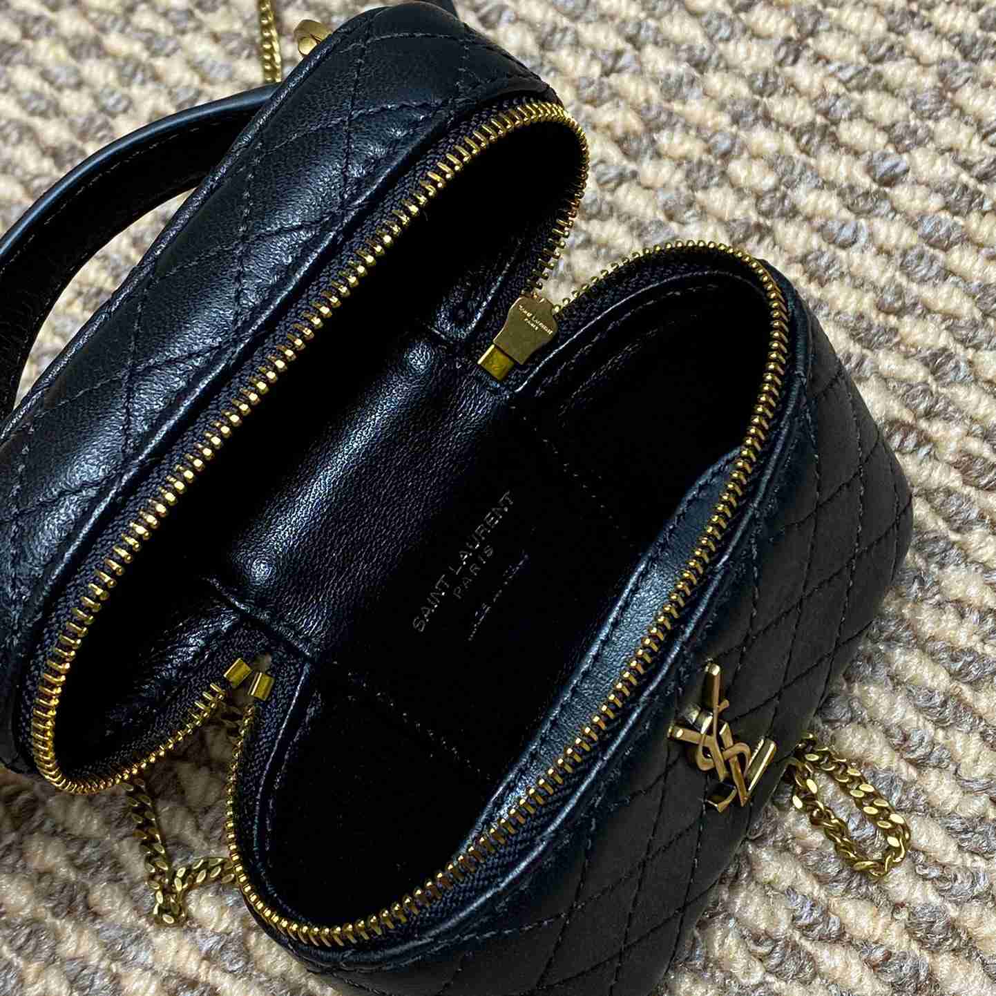 Saint Laurent GABY Micro Vanity Bag In Lambskin - DopestKickz