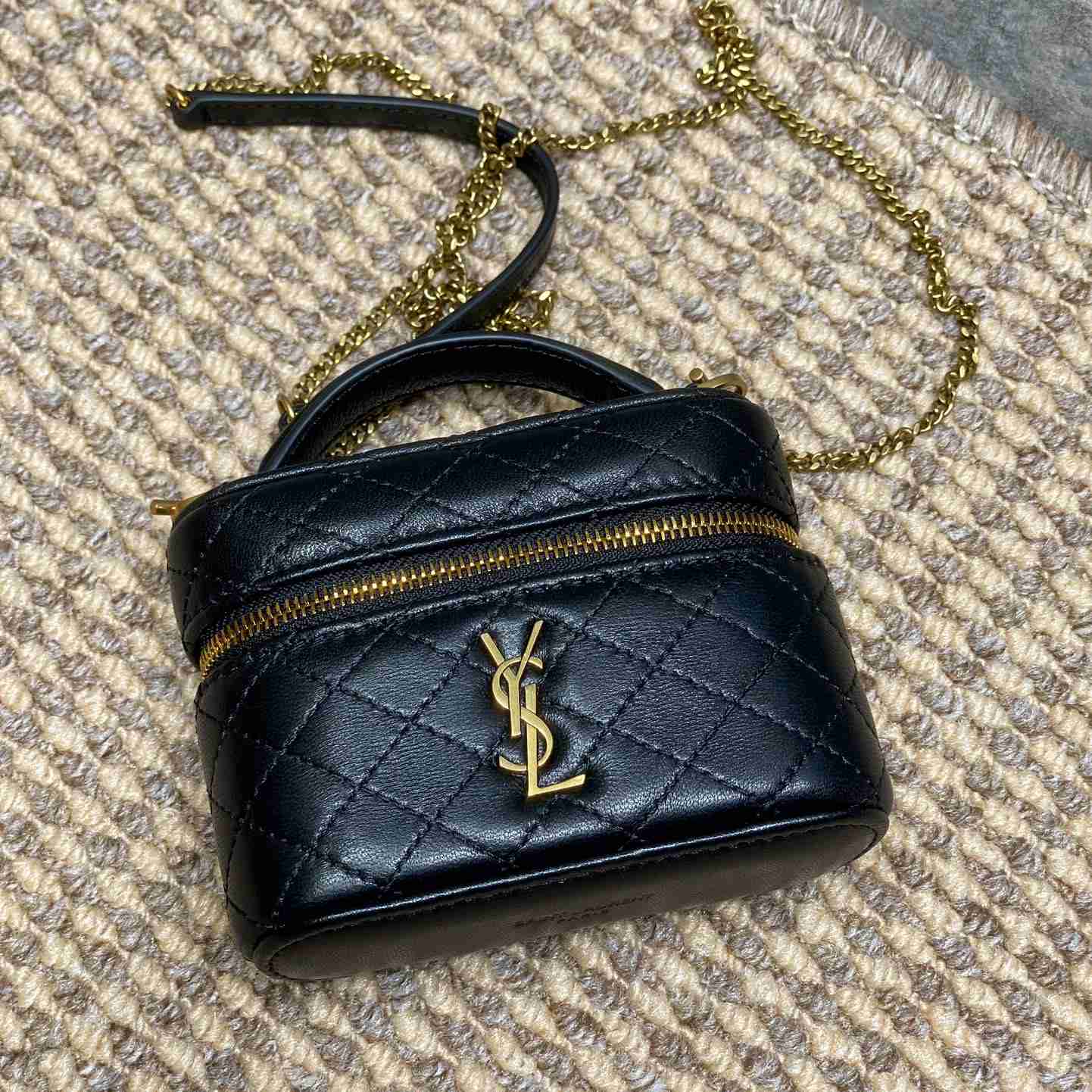 Saint Laurent GABY Micro Vanity Bag In Lambskin - DopestKickz