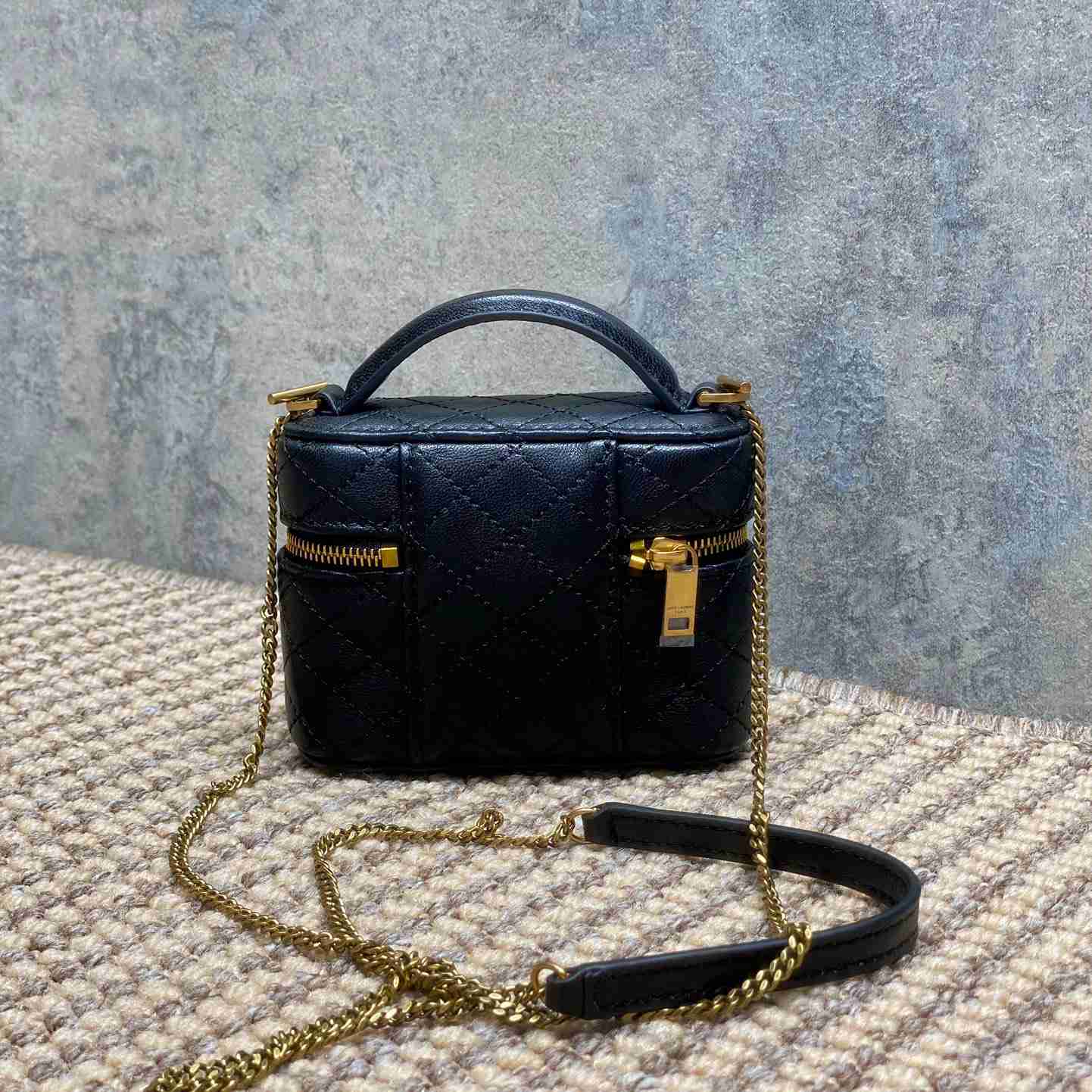 Saint Laurent GABY Micro Vanity Bag In Lambskin - DopestKickz