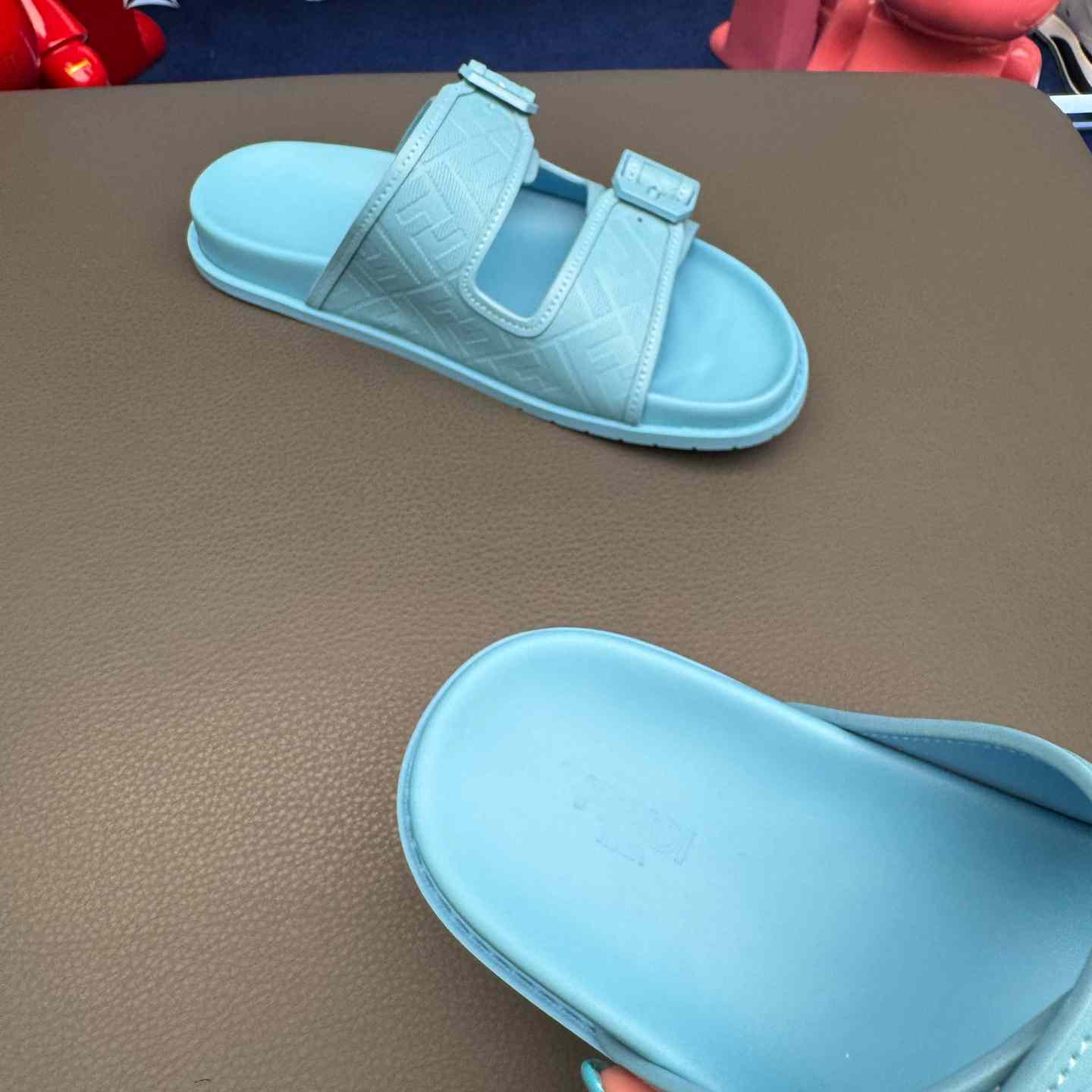 Fendi Feel Logo Sandals - DopestKickz