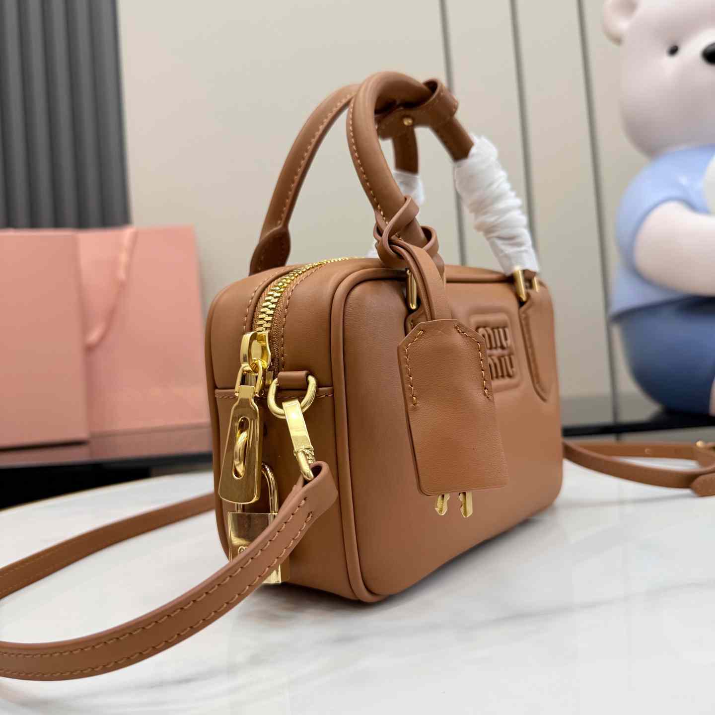 Miu Miu Arcadie Leather Bag 5BB123 - DopestKickz