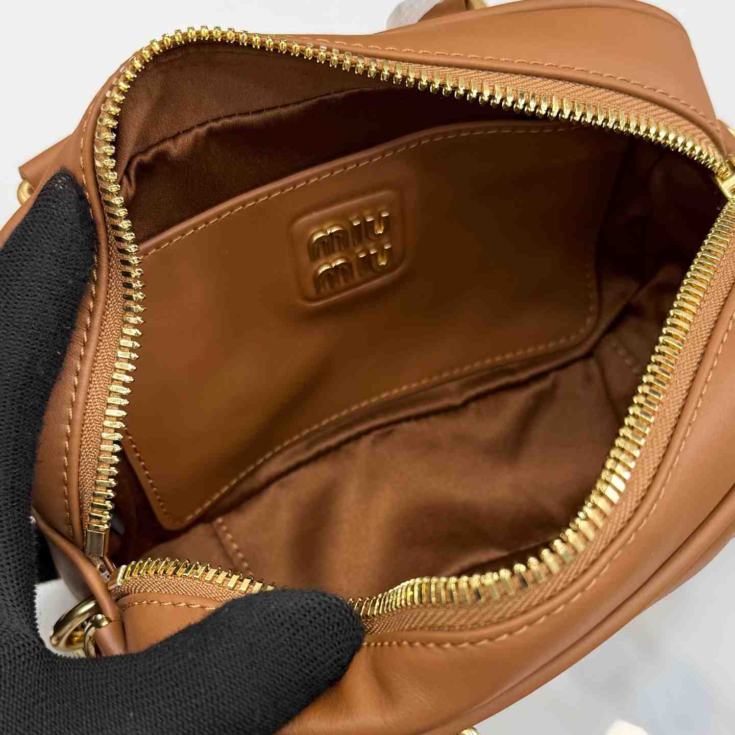 Miu Miu Arcadie Leather Bag 5BB123 - DopestKickz
